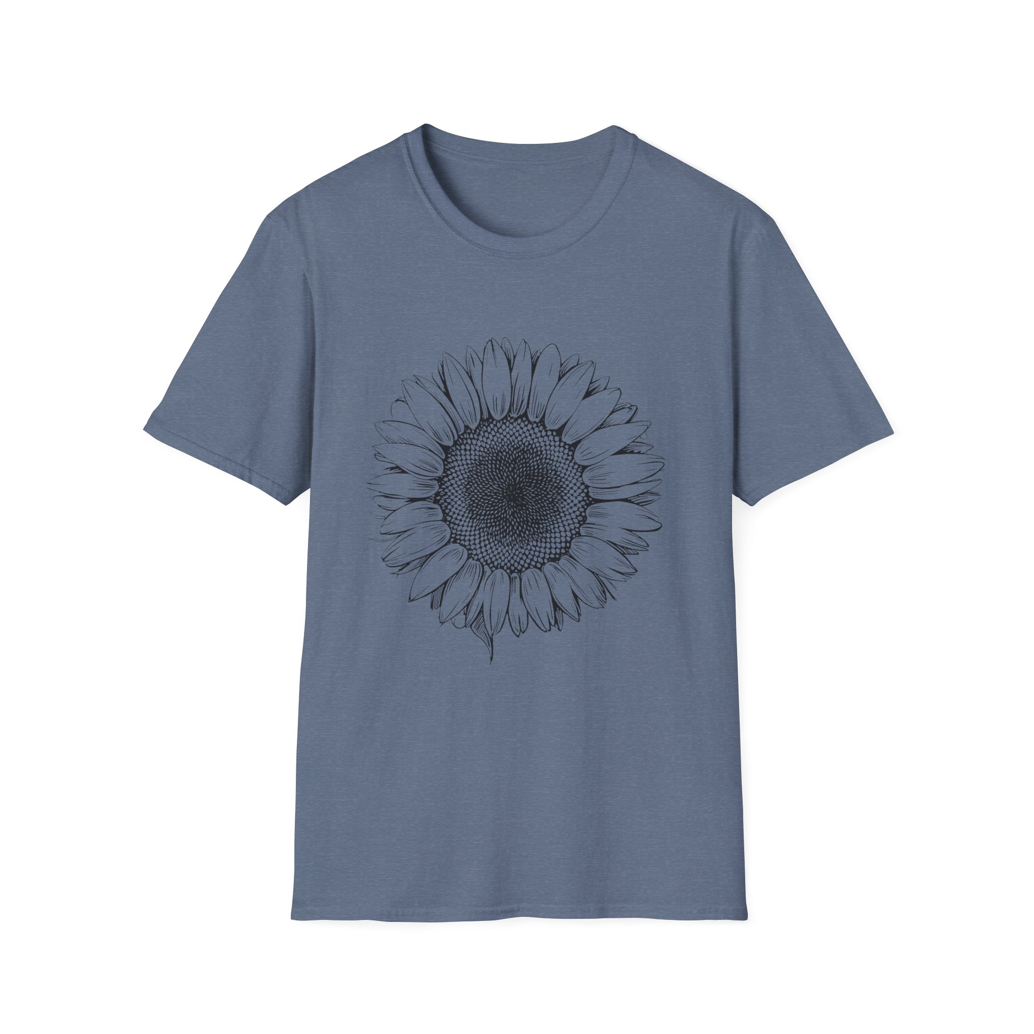 Sunflower Unisex Softstyle T-Shirt - Floral Graphic Tee for Nature Lovers, Gift for Gardeners, Summer Fashion - Image 29