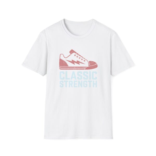 Classic Strength Unisex T-Shirt | Softstyle Graphic Tee, Casual Wear, Gym Shirt, Gift for Fitness Lovers, Birthday Apparel.