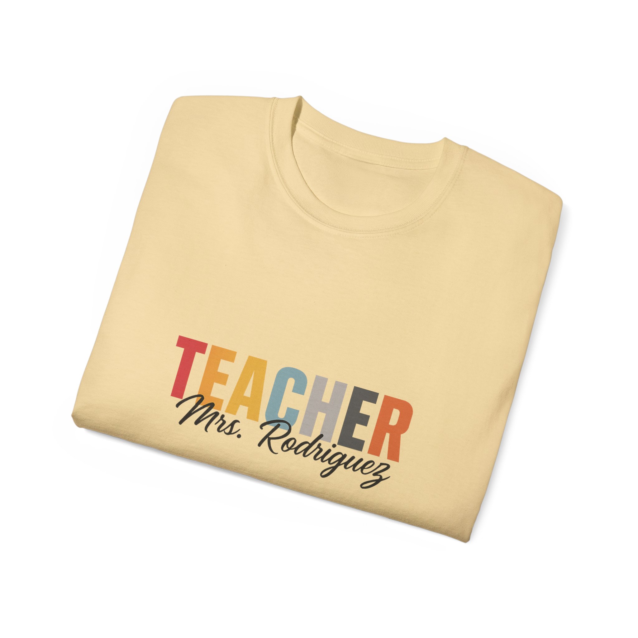 Personalized Teacher Tee for Educators, Great Gift for Teachers, Unisex Cotton Shirt, Back to School Apparel, Teacher's Day - Image 16