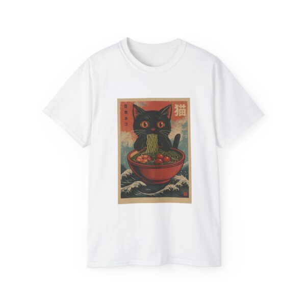 Cute Cat Pasta Unisex Tee, Cat Lover Gift, Kawaii T-Shirt, Graphic Shirt, Unique Graphic Tee