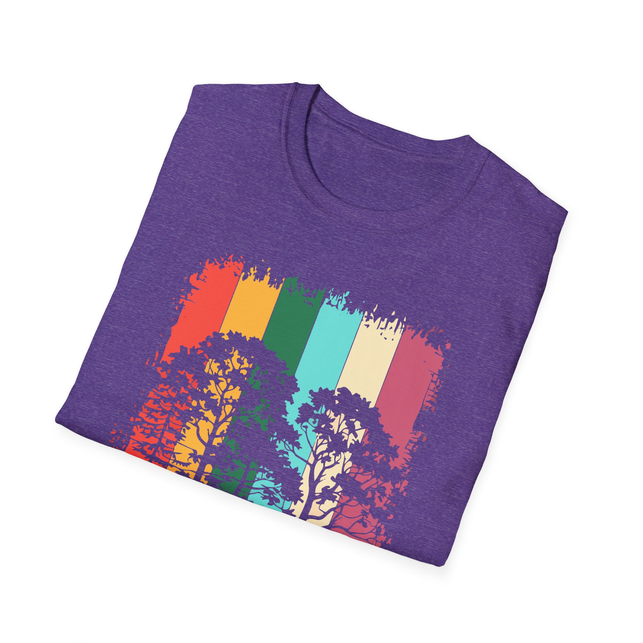 Colorful Nature-Inspired Unisex T-Shirt | Eco-Friendly Tee, Casual Wear, Gift for Nature Lovers, Summer Outfit, Tree - Image 56