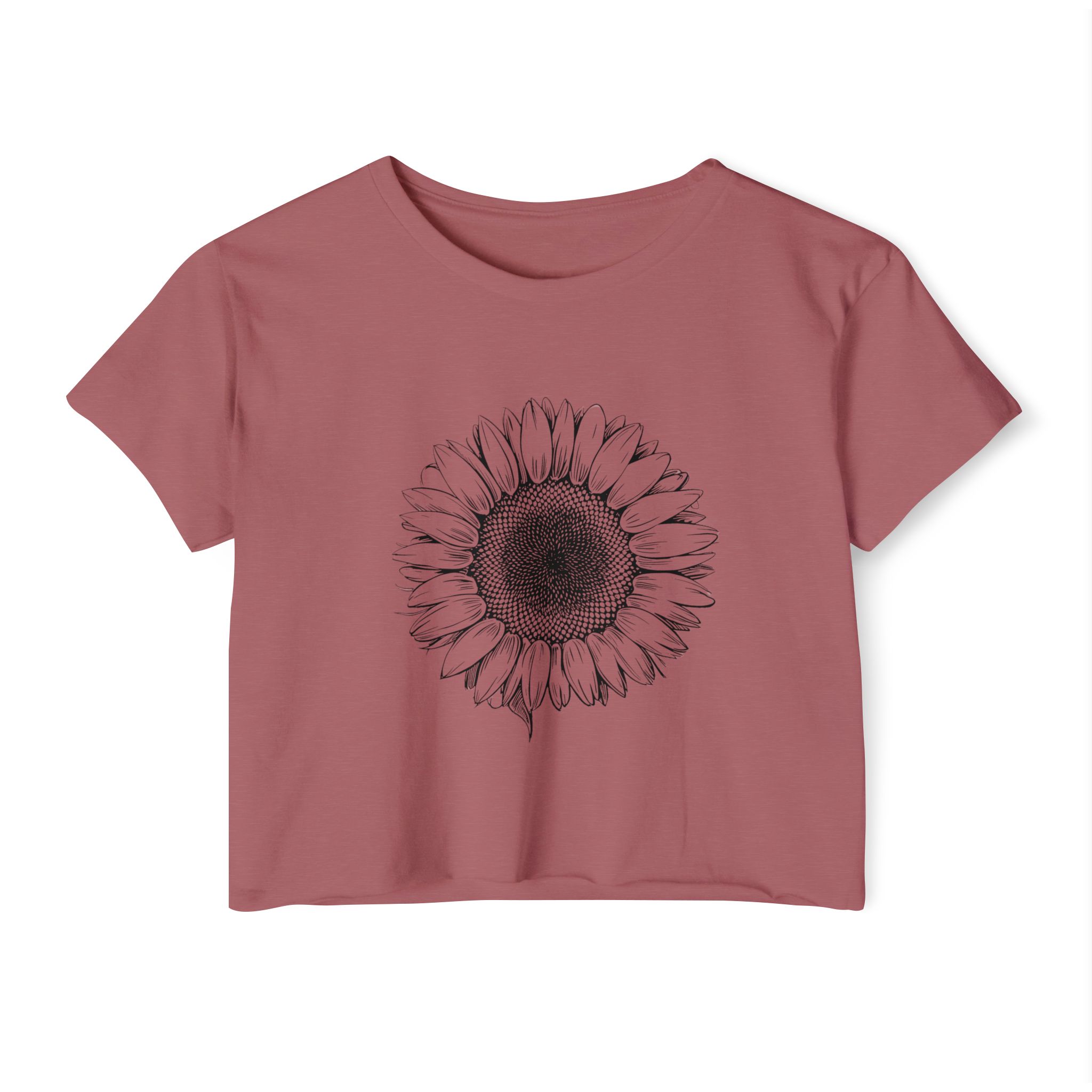 Sunflower Women's Festival Crop Top | Boho Chic Tee for Summer Events, Music Festivals, Beach Days, Casual Wear - Image 29