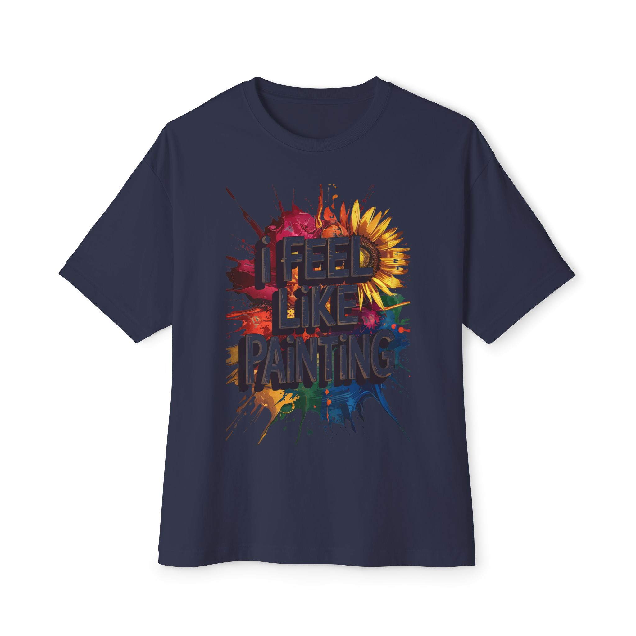 Artistic Oversized Tee, Unisex Artistic T-Shirt, Creative Gift for Artists, Casual Wear, Inspirational Art Shirt, Painting - Image 33