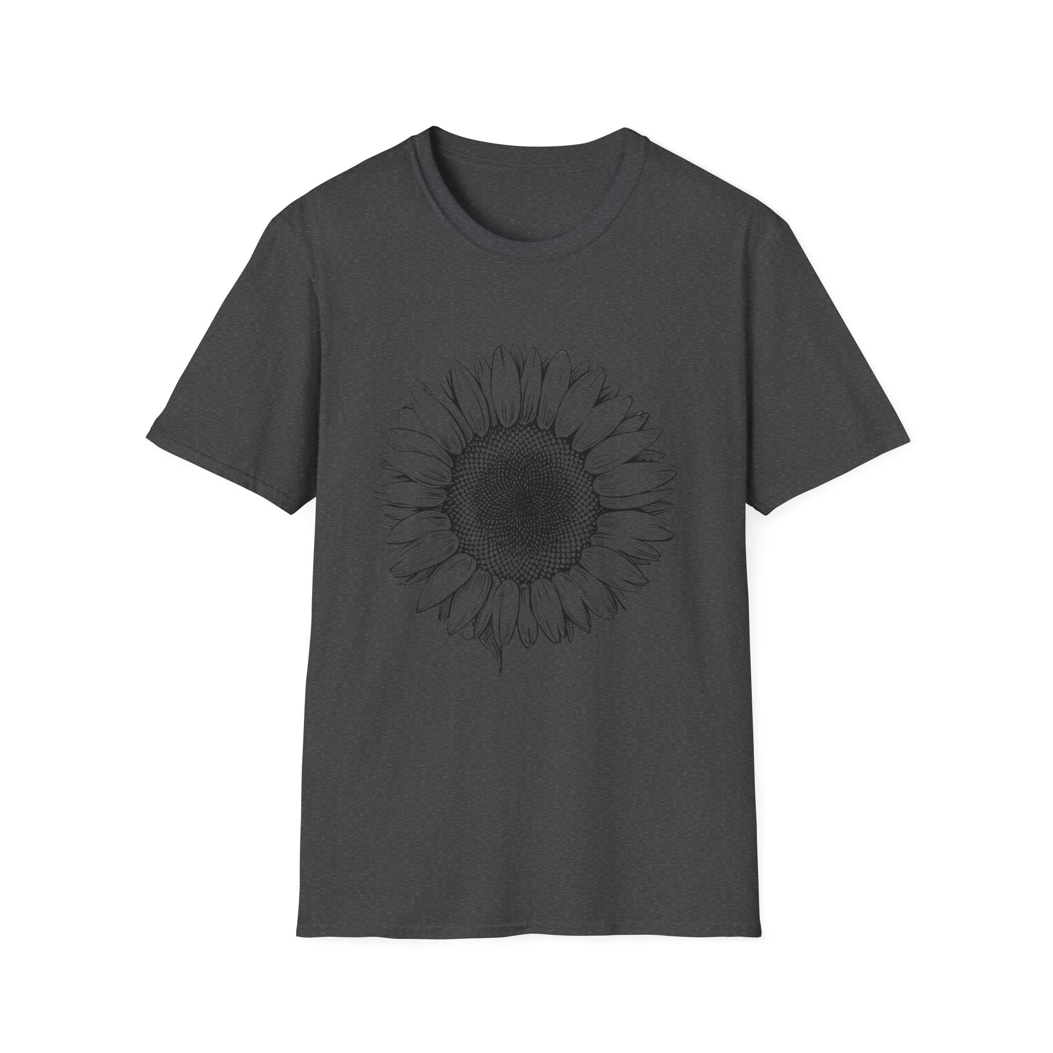 Sunflower Unisex Softstyle T-Shirt - Floral Graphic Tee for Nature Lovers, Gift for Gardeners, Summer Fashion - Image 25