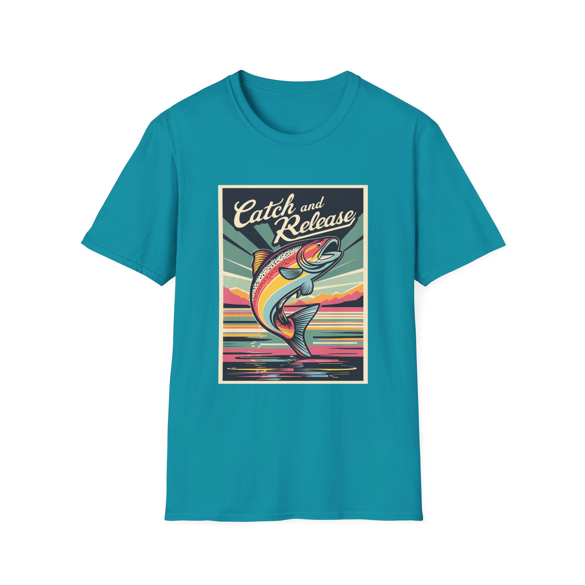 Catch and Release Fishing T-Shirt | Unisex Softstyle Tee | Perfect for Anglers, Gifts for Fishermen, Outdoor - Image 37