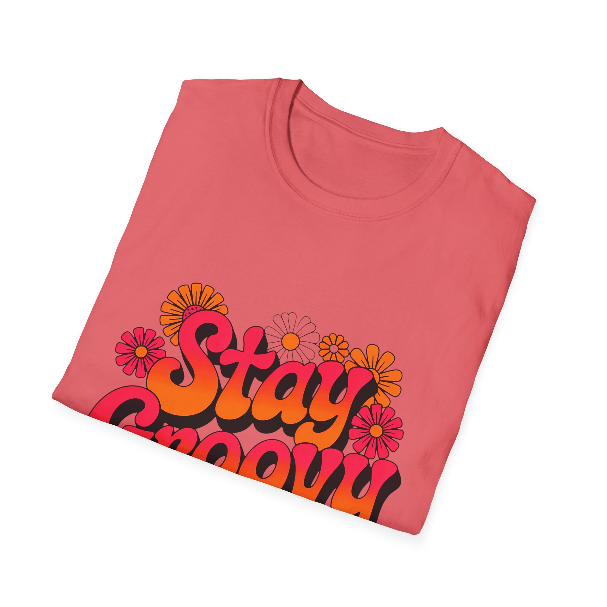 Stay Groovy T-Shirt | Retro Floral Tee | Fun Gift for Friends | Perfect for Summer, Festivals, and Everyday Wear - Image 14
