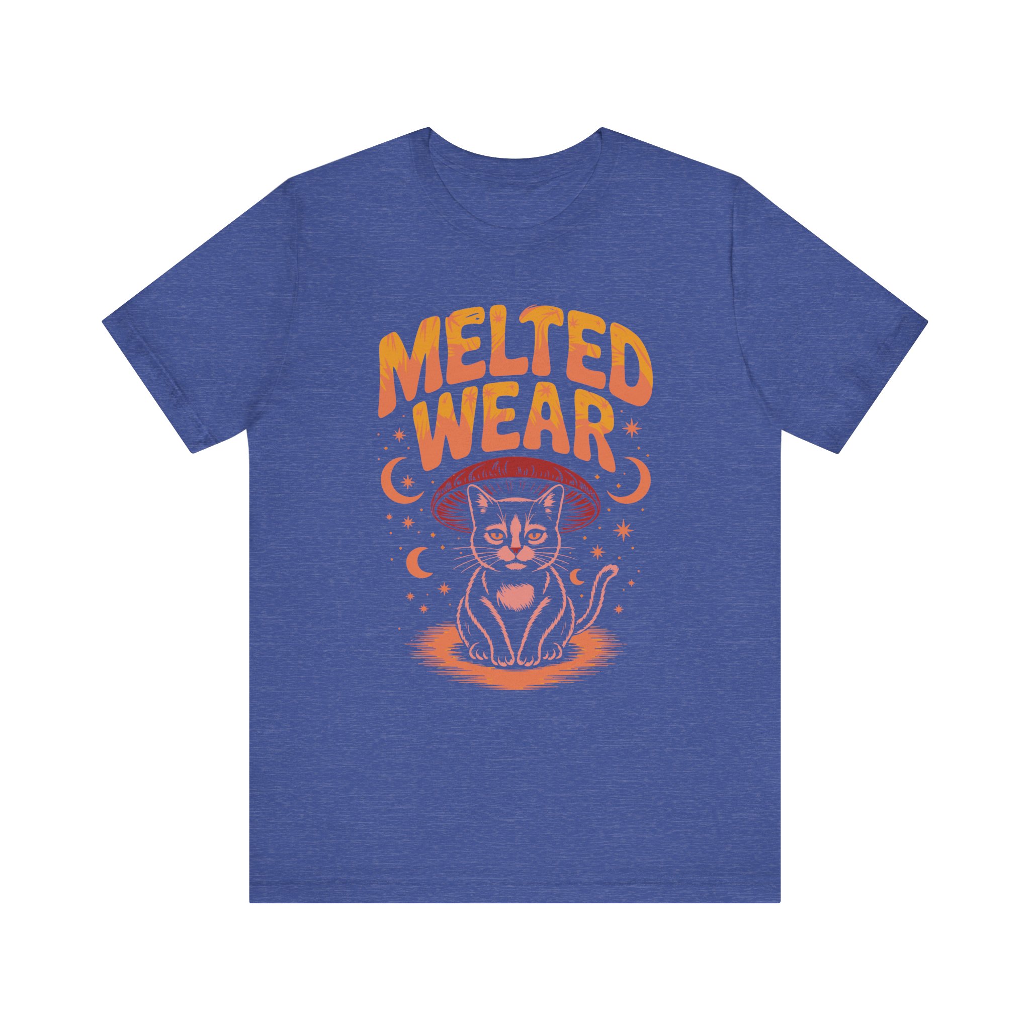 Melted Wear Cat Tee | Unisex Short Sleeve Shirt for Cat Lovers, Cozy Gift, Halloween, Casual Style, Retro Vibe, Fun Graphic - Image 21
