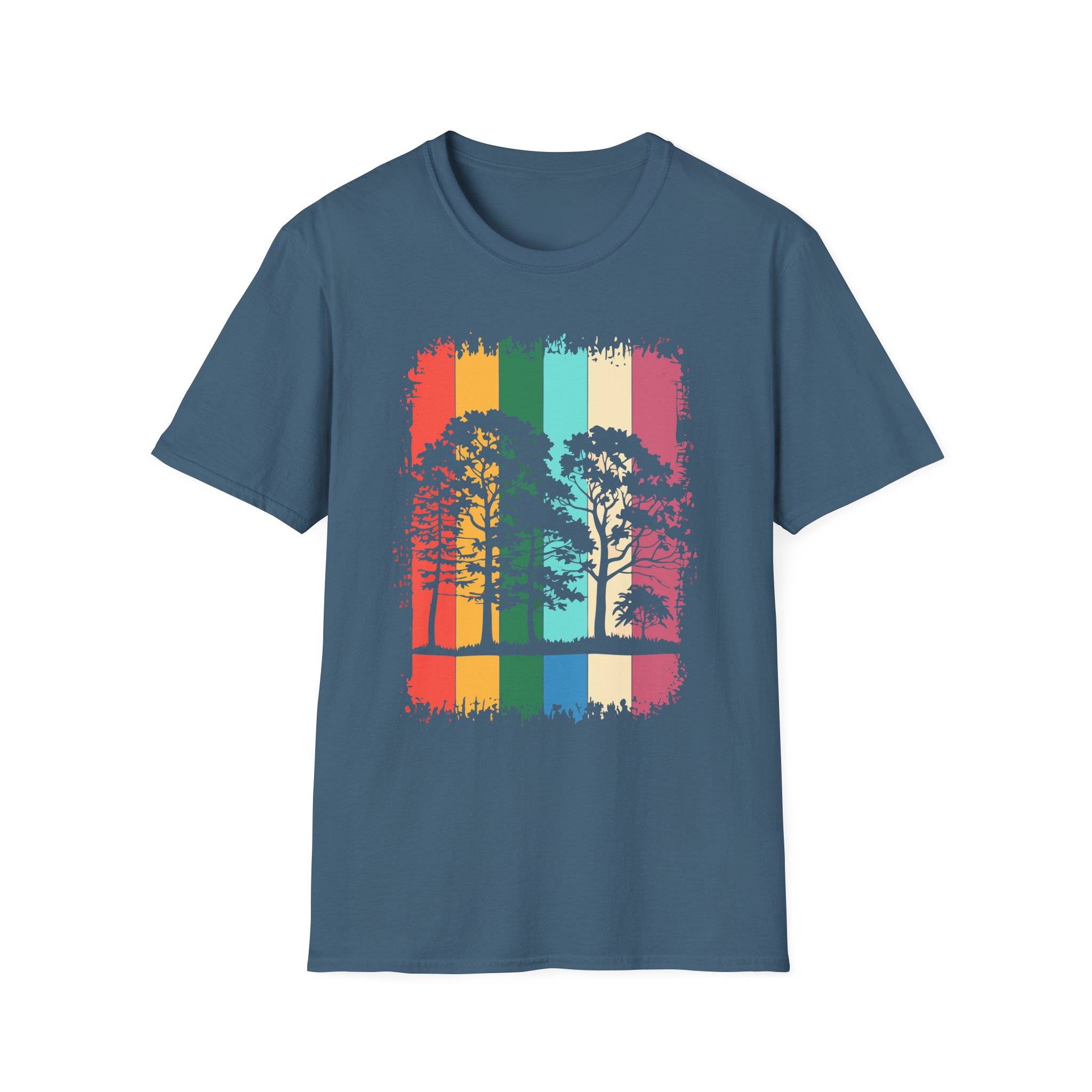 Colorful Nature-Inspired Unisex T-Shirt | Eco-Friendly Tee, Casual Wear, Gift for Nature Lovers, Summer Outfit, Tree - Image 29