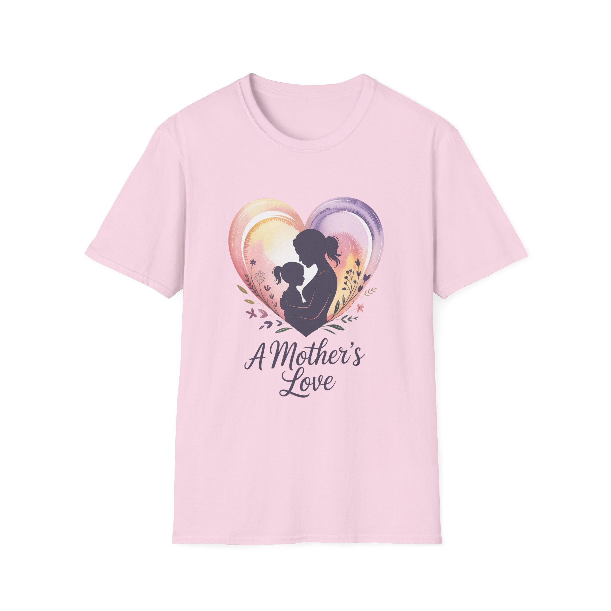 Mother's Love T-Shirt, Unisex Tee, Gift for Mom, Heart Design, Mother's Day Gift, Family Love Shirt - Image 41