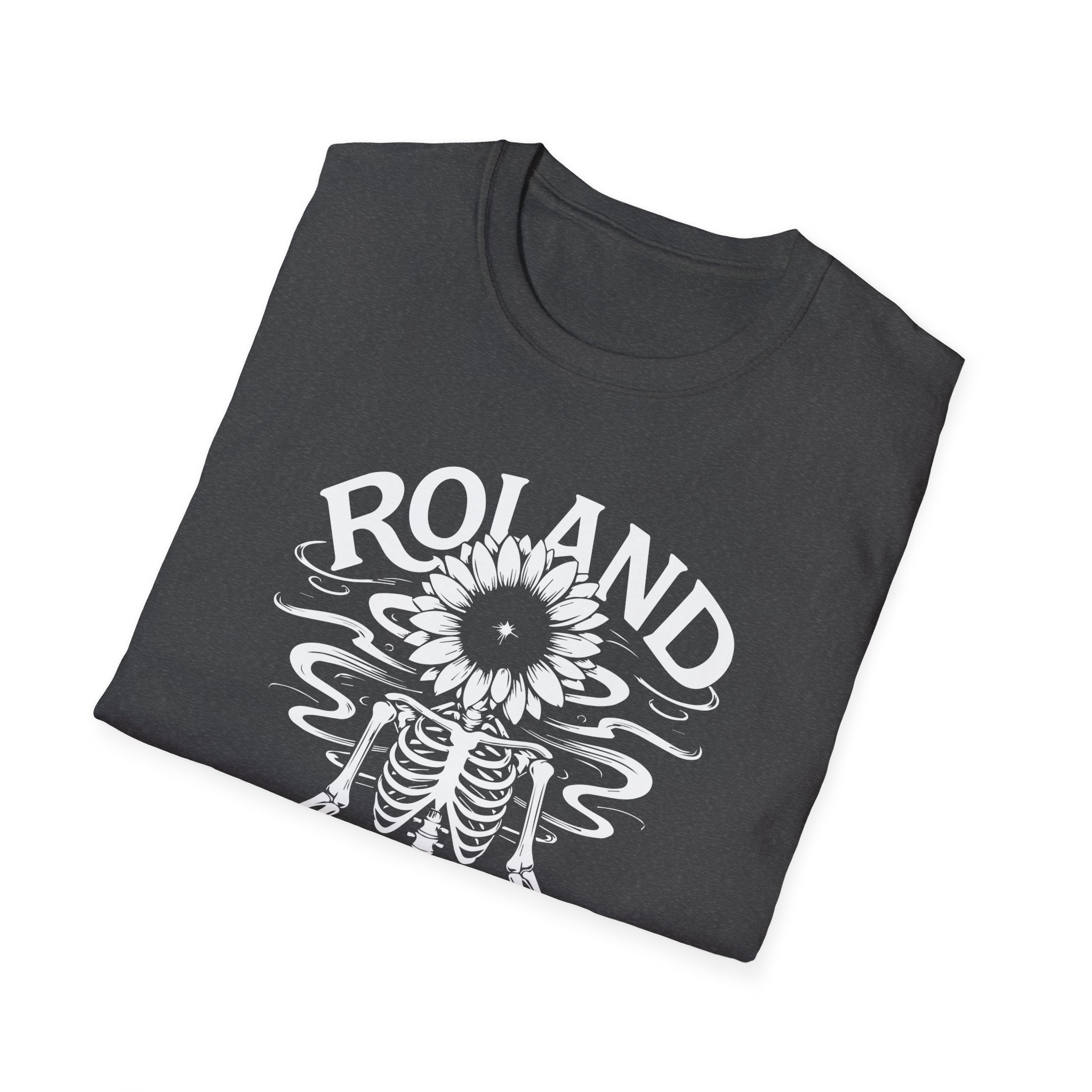 Roland Skeleton T-Shirt, Fun Summer Tee, Gift for Friends, Casual Outfit, Festival Wear, Halloween Apparel - Image 40