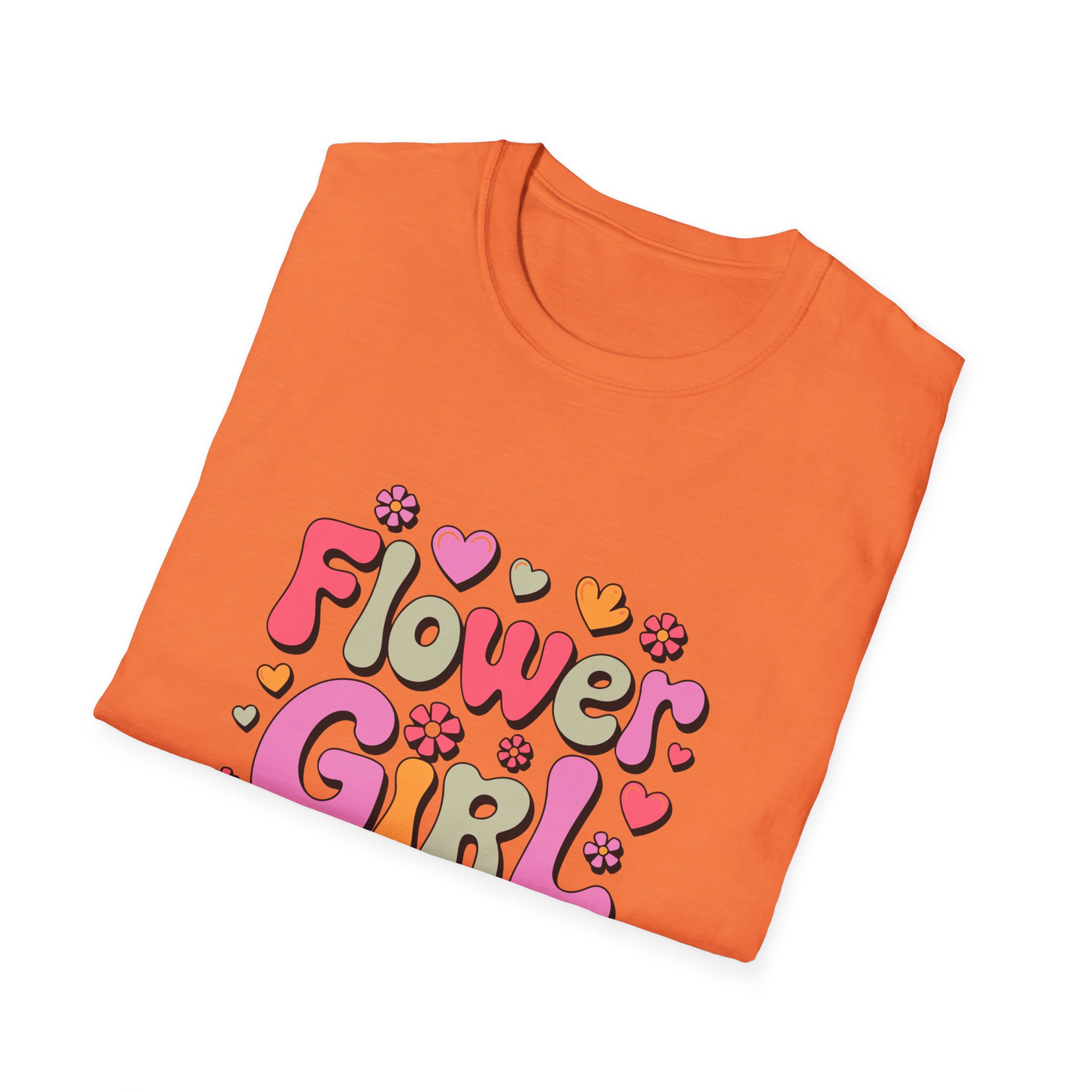 Flower Girl T-Shirt, Fun Floral Graphic Tee, Unisex Casual Shirt, Perfect for Spring Celebrations, Gift for Flower Girls - Image 4