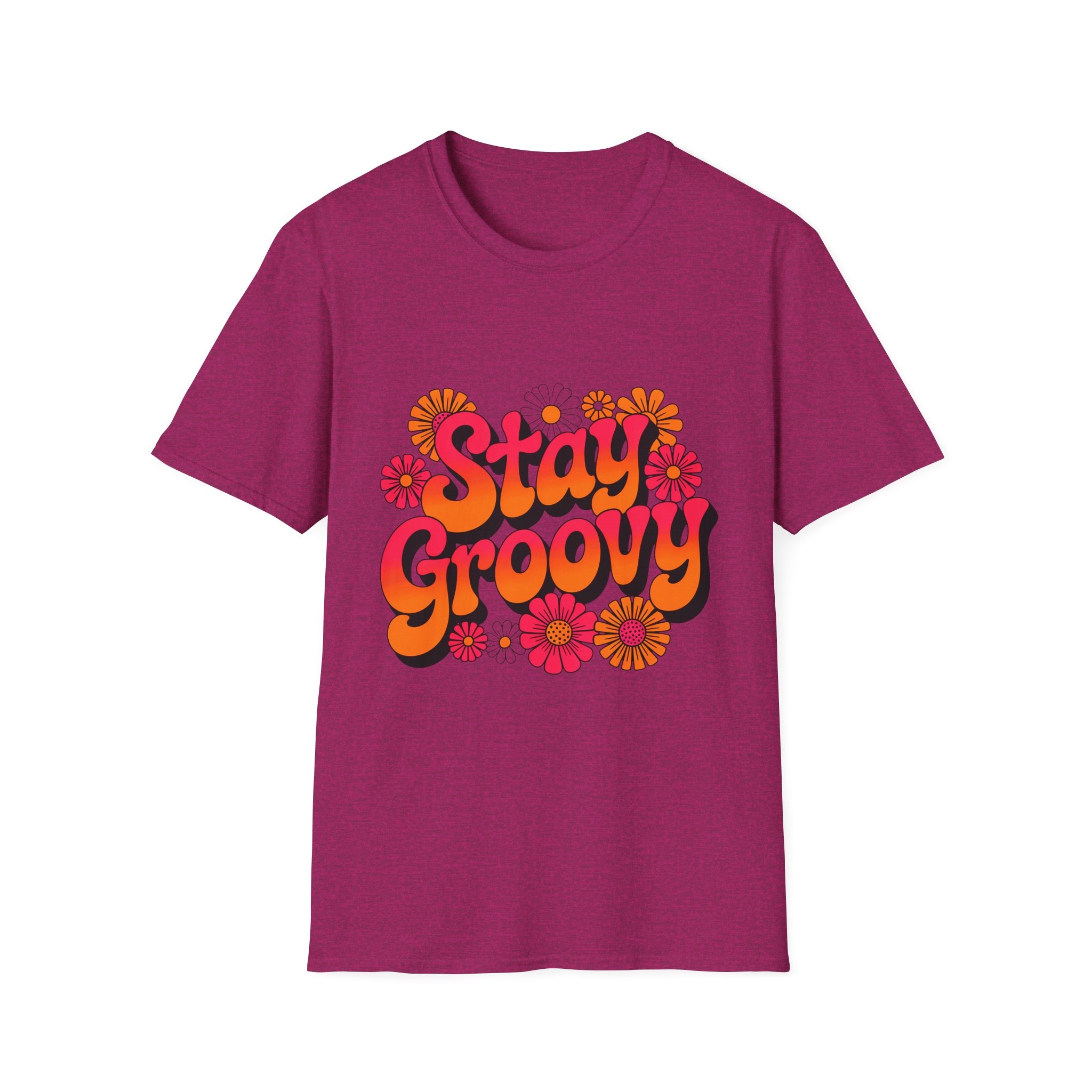 Stay Groovy T-Shirt | Retro Floral Tee | Fun Gift for Friends | Perfect for Summer, Festivals, and Everyday Wear - Image 16