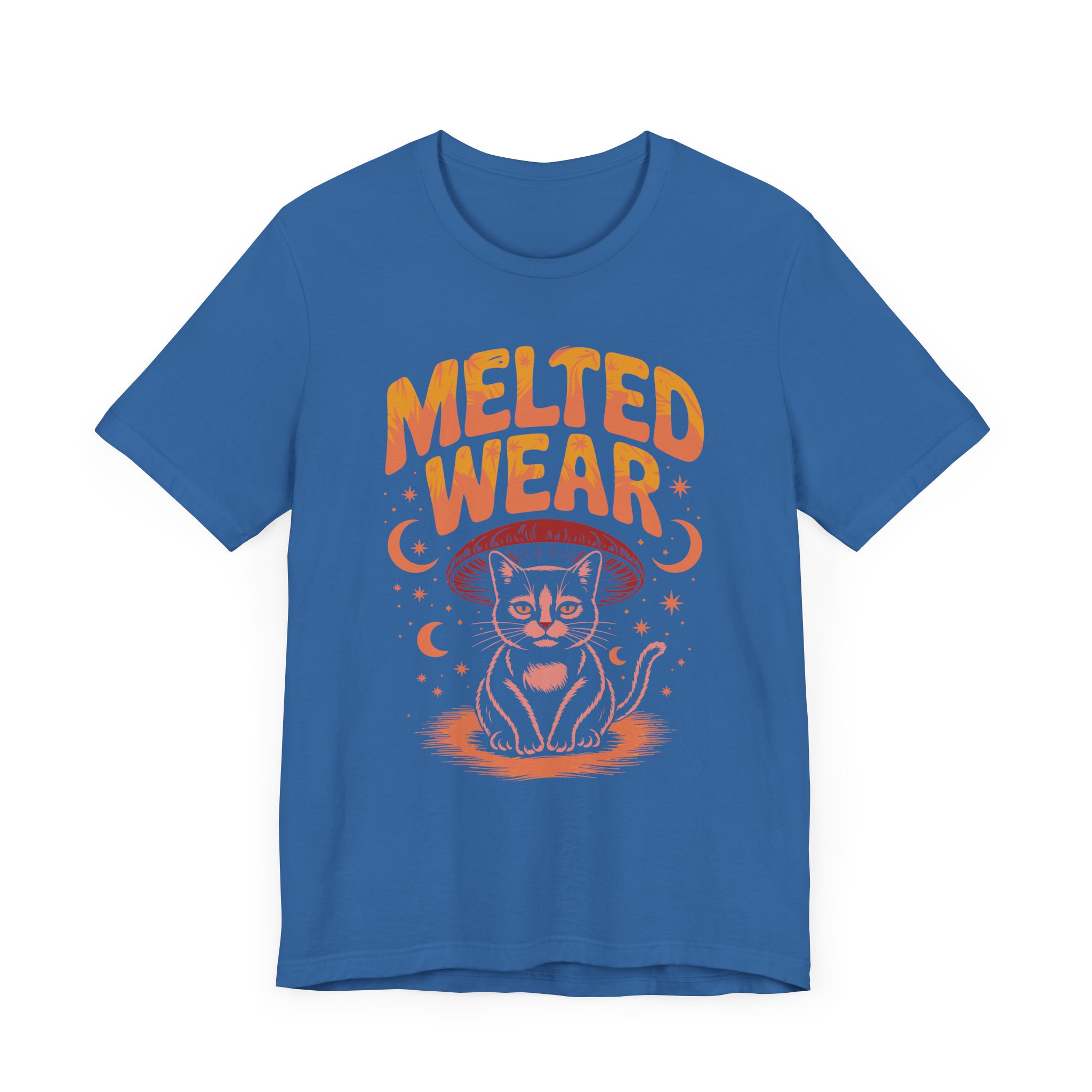 Melted Wear Cat Tee | Unisex Short Sleeve Shirt for Cat Lovers, Cozy Gift, Halloween, Casual Style, Retro Vibe, Fun Graphic - Image 27