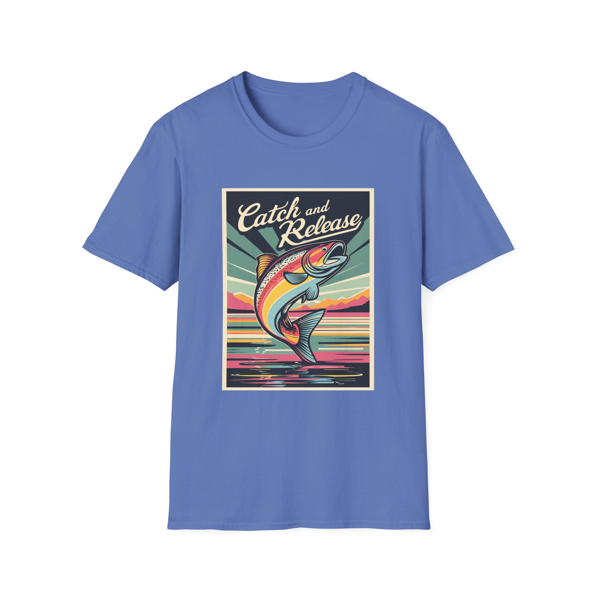 Catch and Release Fishing T-Shirt | Unisex Softstyle Tee | Perfect for Anglers, Gifts for Fishermen, Outdoor - Image 41