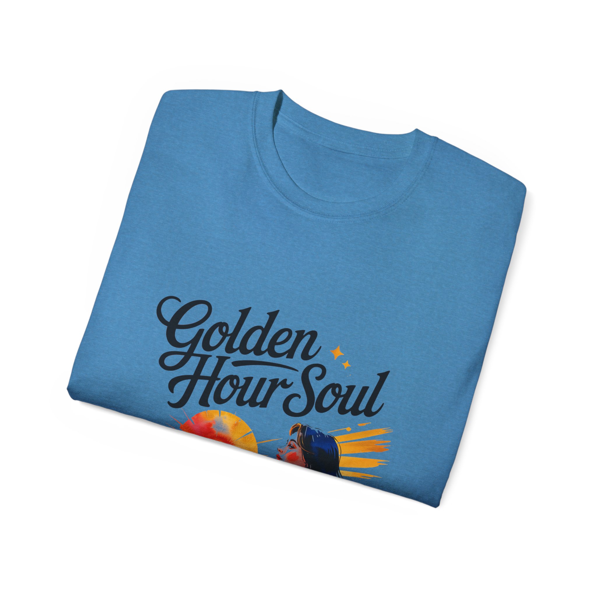 Golden Hour Soul Tee - Unisex Cotton T-Shirt, Comfortable Casual Wear, Perfect for Nature Lovers, Gift for Friends, Summer - Image 44