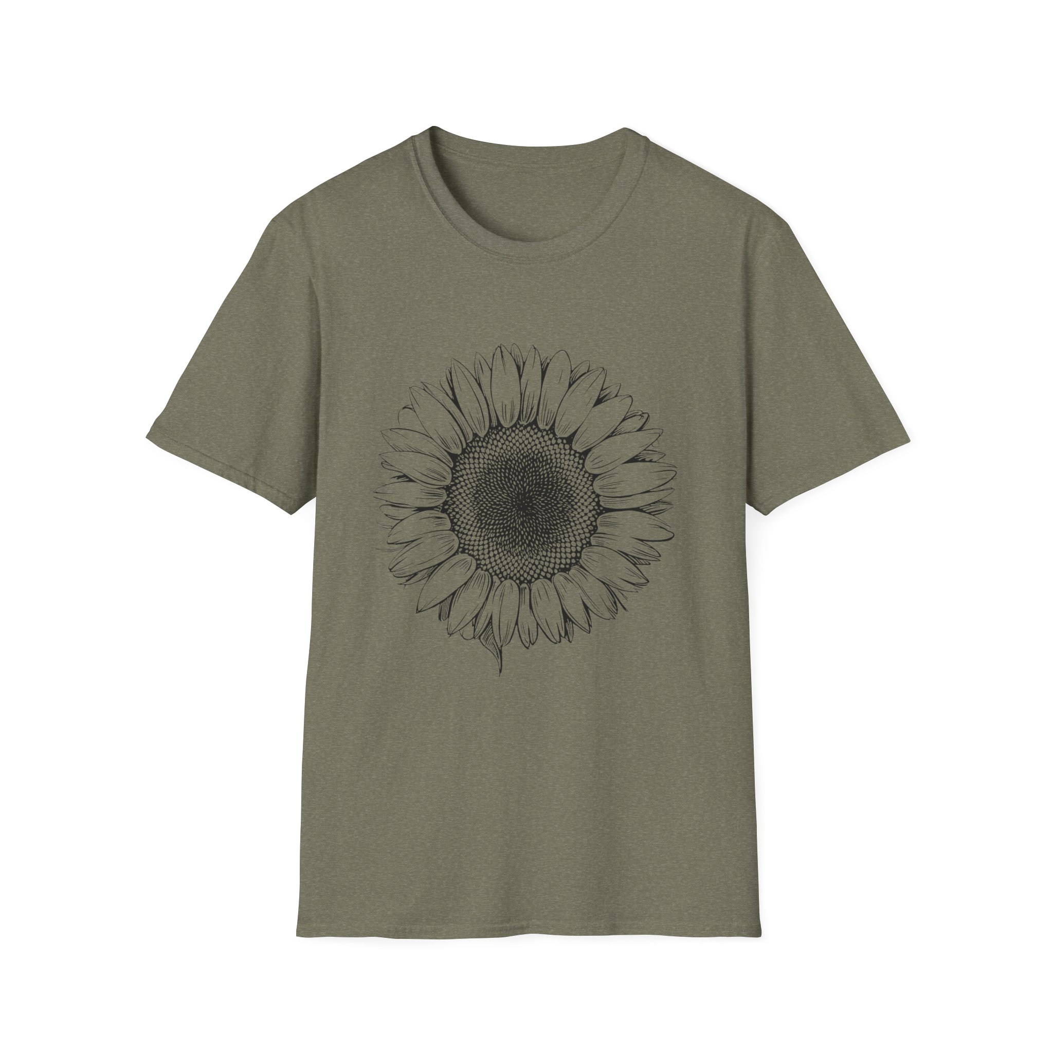 Sunflower Unisex Softstyle T-Shirt - Floral Graphic Tee for Nature Lovers, Gift for Gardeners, Summer Fashion - Image 17