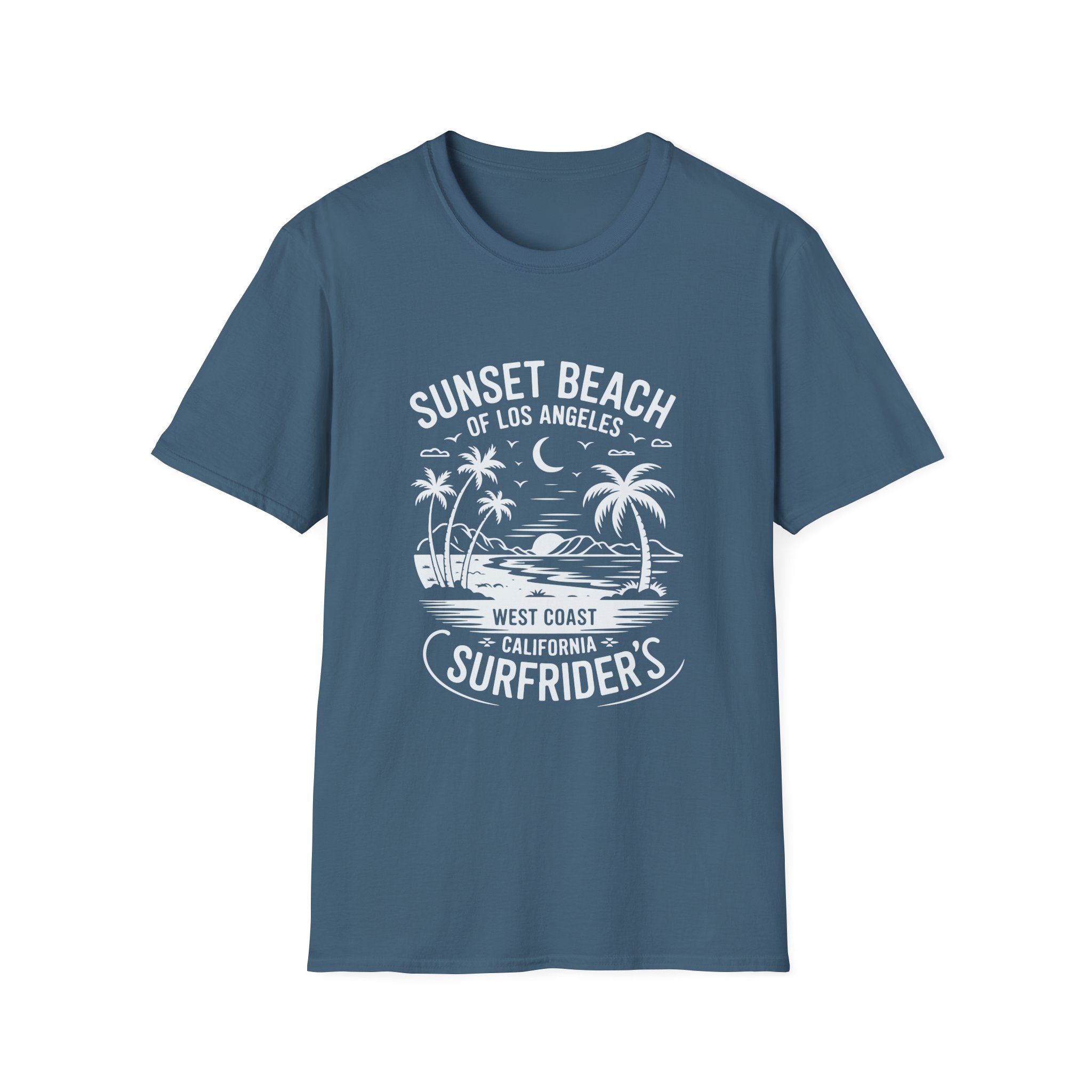 Sunset Beach Unisex T-Shirt | Softstyle Tee for Beach Lovers, Summer Vibes, Casual Wear, Vacation Apparel, Gift Idea - Image 25