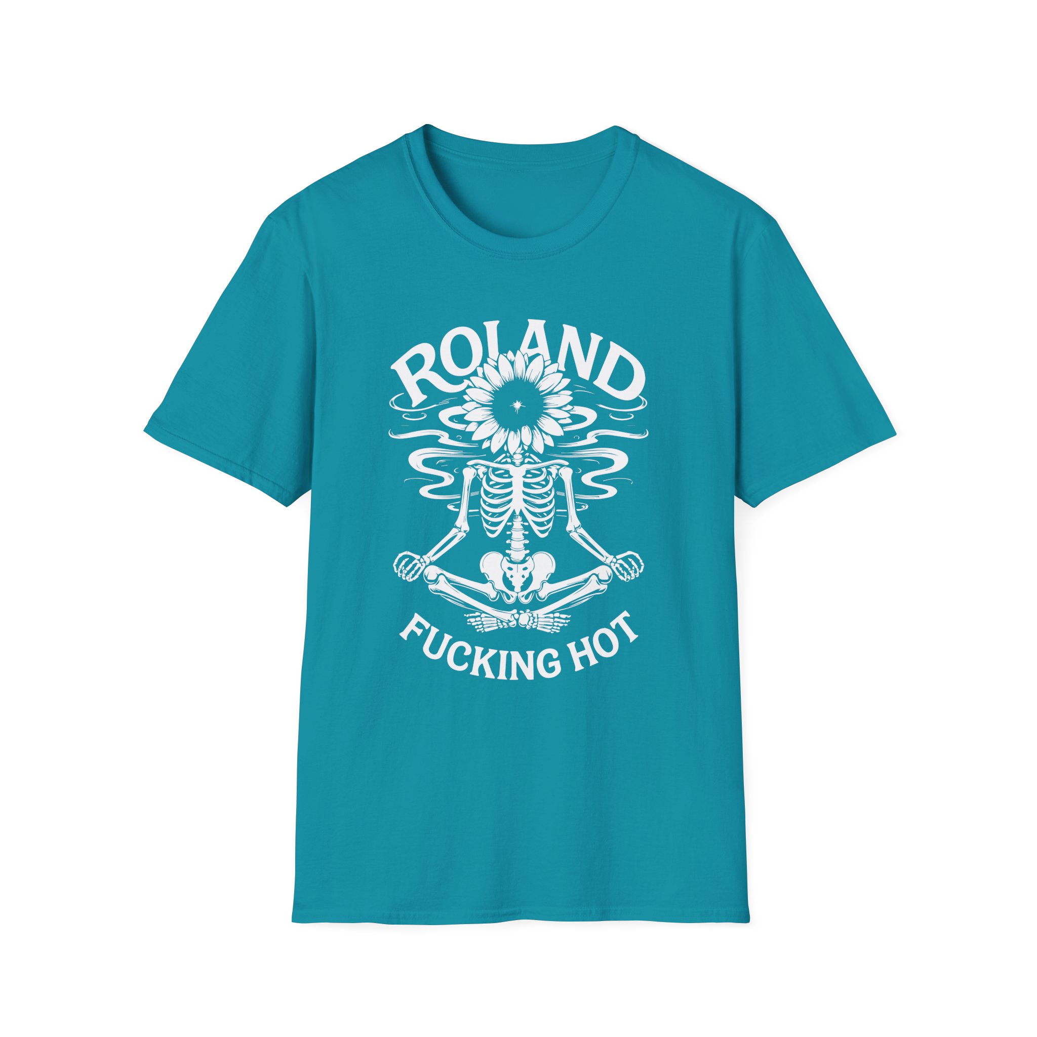 Roland Skeleton T-Shirt, Fun Summer Tee, Gift for Friends, Casual Outfit, Festival Wear, Halloween Apparel - Image 41