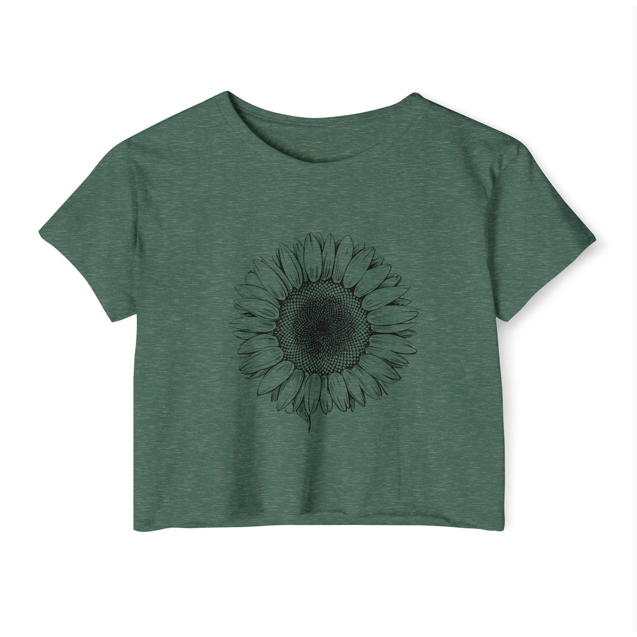 Sunflower Women's Festival Crop Top | Boho Chic Tee for Summer Events, Music Festivals, Beach Days, Casual Wear - Image 17