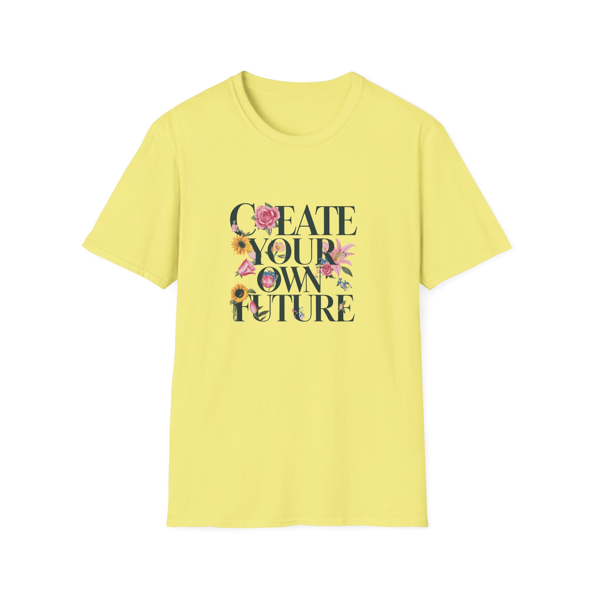 Inspirational T-Shirt, Create Your Own Future Tee, Motivational Gift, Positive Vibes Shirt, Self-Expression Top, Everyday - Image 9