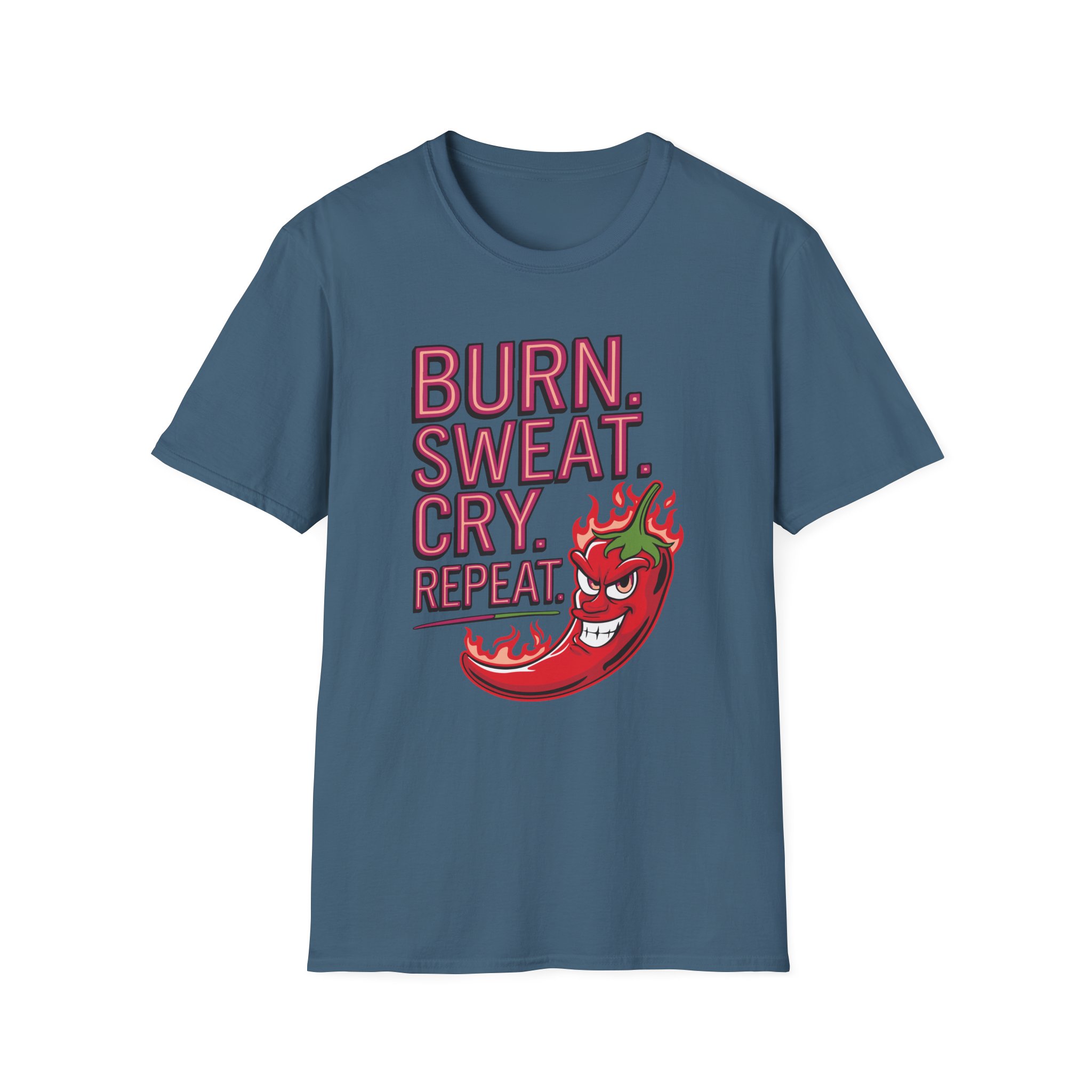 Funny Fitness T-Shirt - "BURN.SWEAT.CRY.REPEAT", Gym Wear, Workout Tee, Motivational Shirt, Activewear - Image 29