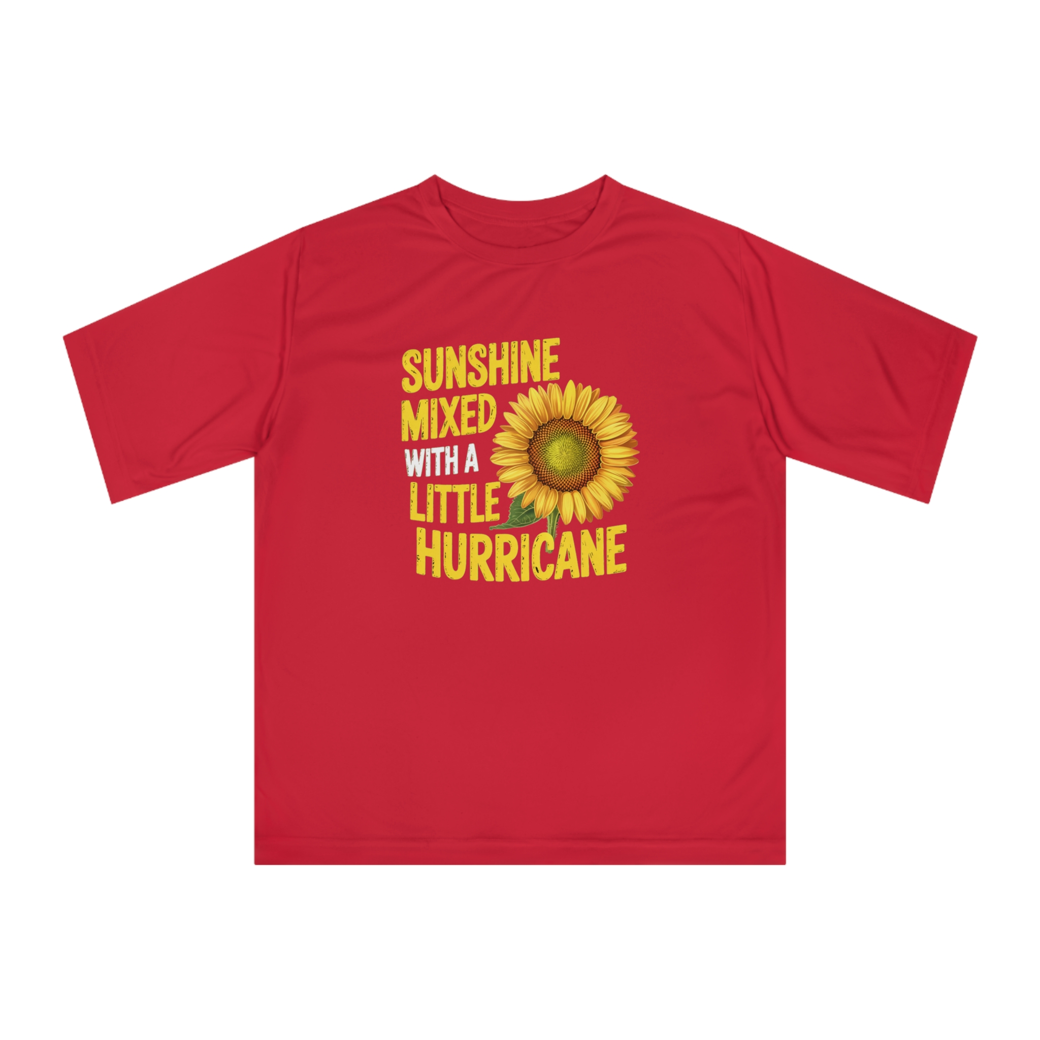 Sunshine Mixed with a Little Hurricane Unisex Performance T-shirt - Gift for Nature Lovers, Casual Wear, Summer Fashion, - Image 13