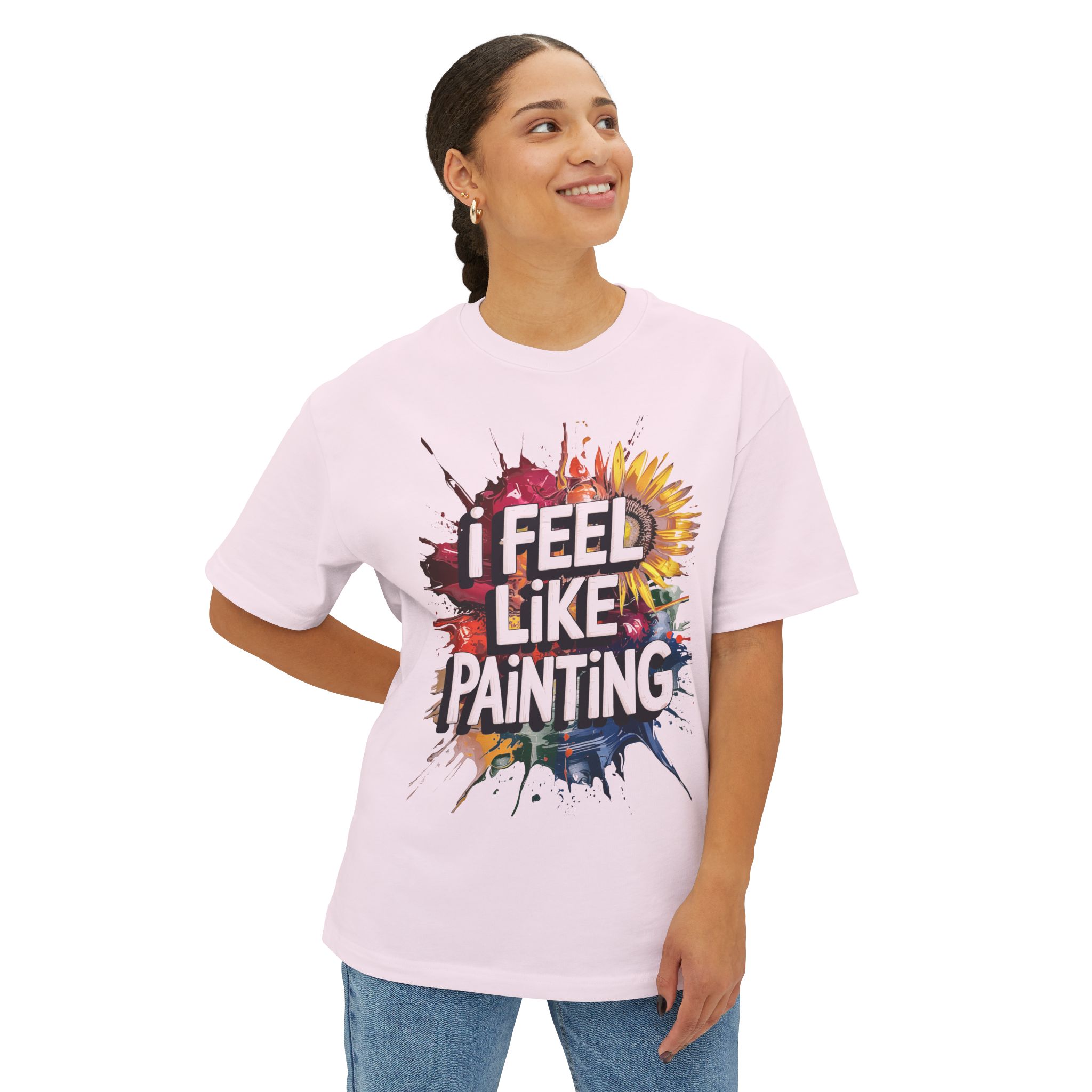 Artistic Oversized Tee, Unisex Artistic T-Shirt, Creative Gift for Artists, Casual Wear, Inspirational Art Shirt, Painting - Image 7