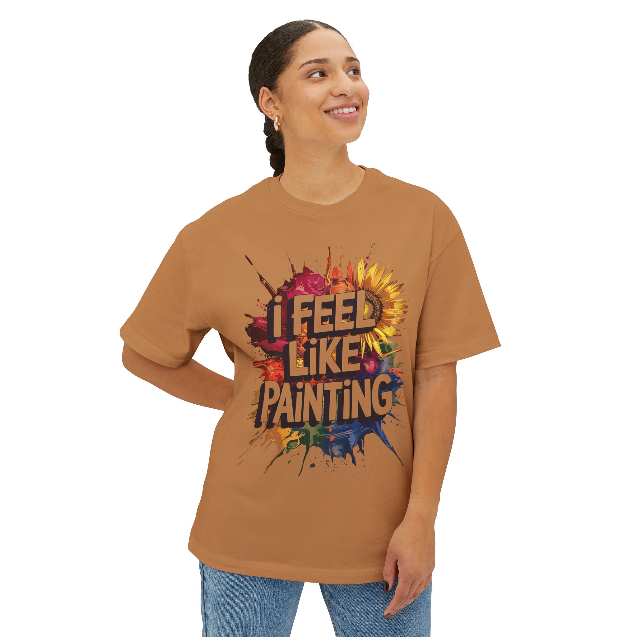 Artistic Oversized Tee, Unisex Artistic T-Shirt, Creative Gift for Artists, Casual Wear, Inspirational Art Shirt, Painting - Image 19