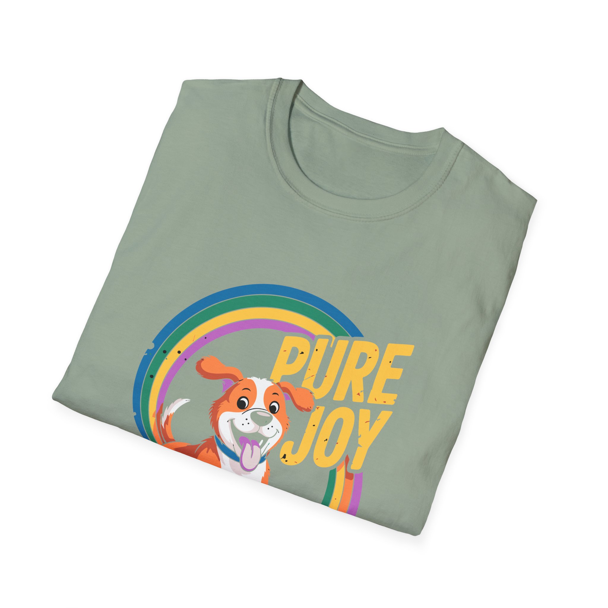 Pure Joy Dog T-Shirt, Unisex Pet Lover Shirt, Birthday Gift for Dog Owners, Casual Wear, Joyful Pet Apparel - Image 12