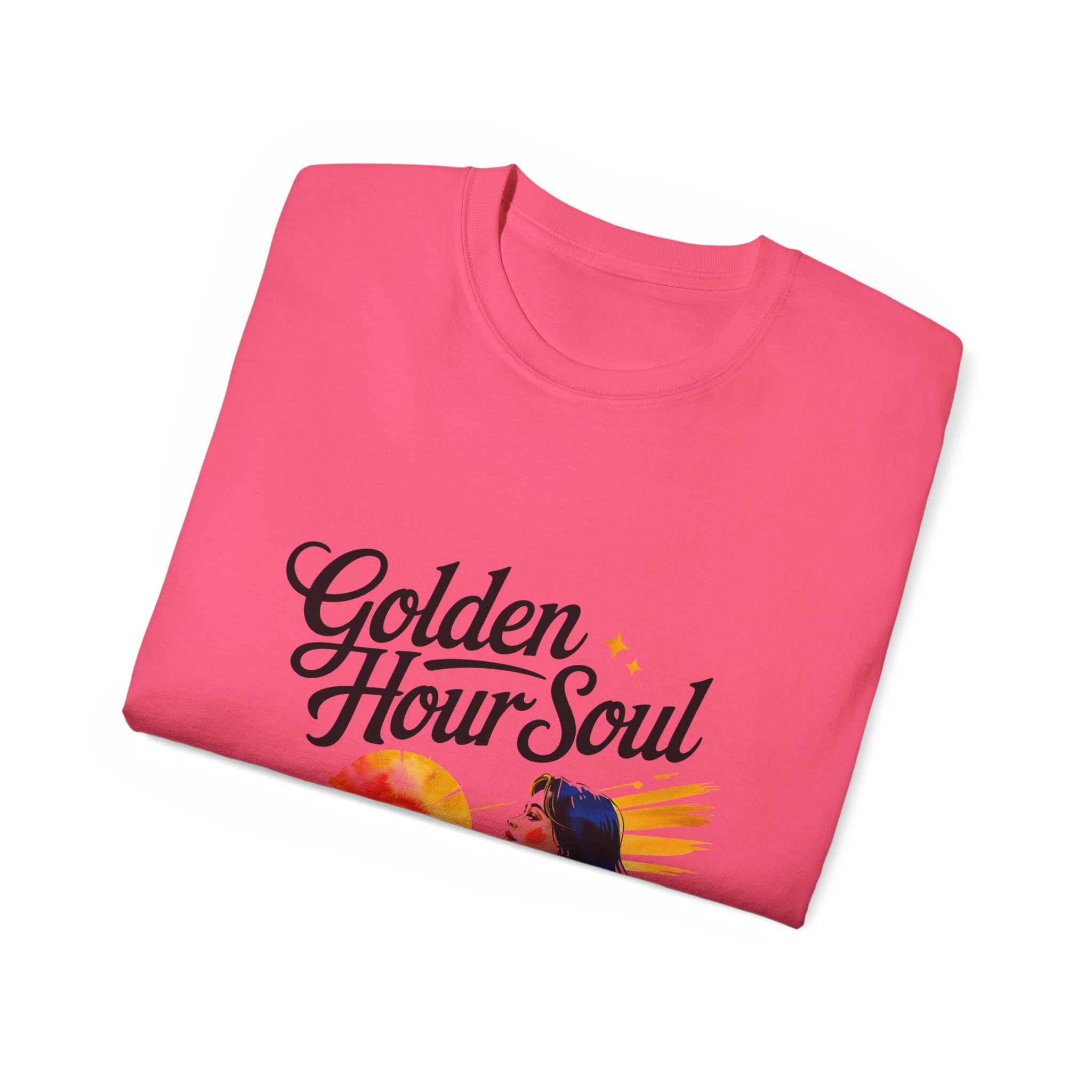 Golden Hour Soul Tee - Unisex Cotton T-Shirt, Comfortable Casual Wear, Perfect for Nature Lovers, Gift for Friends, Summer - Image 64