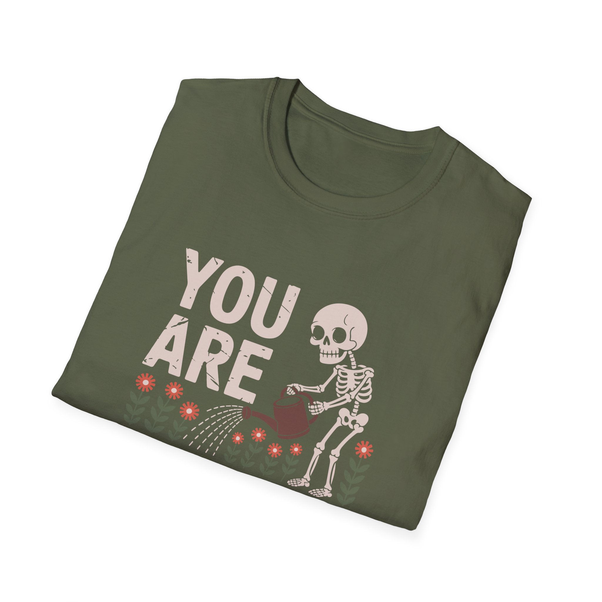 You Are Enough Skeleton T-Shirt, Unisex Tee for Self-Love, Motivational Gift, Casual Wear, Halloween, Affirmation Shirt - Image 16