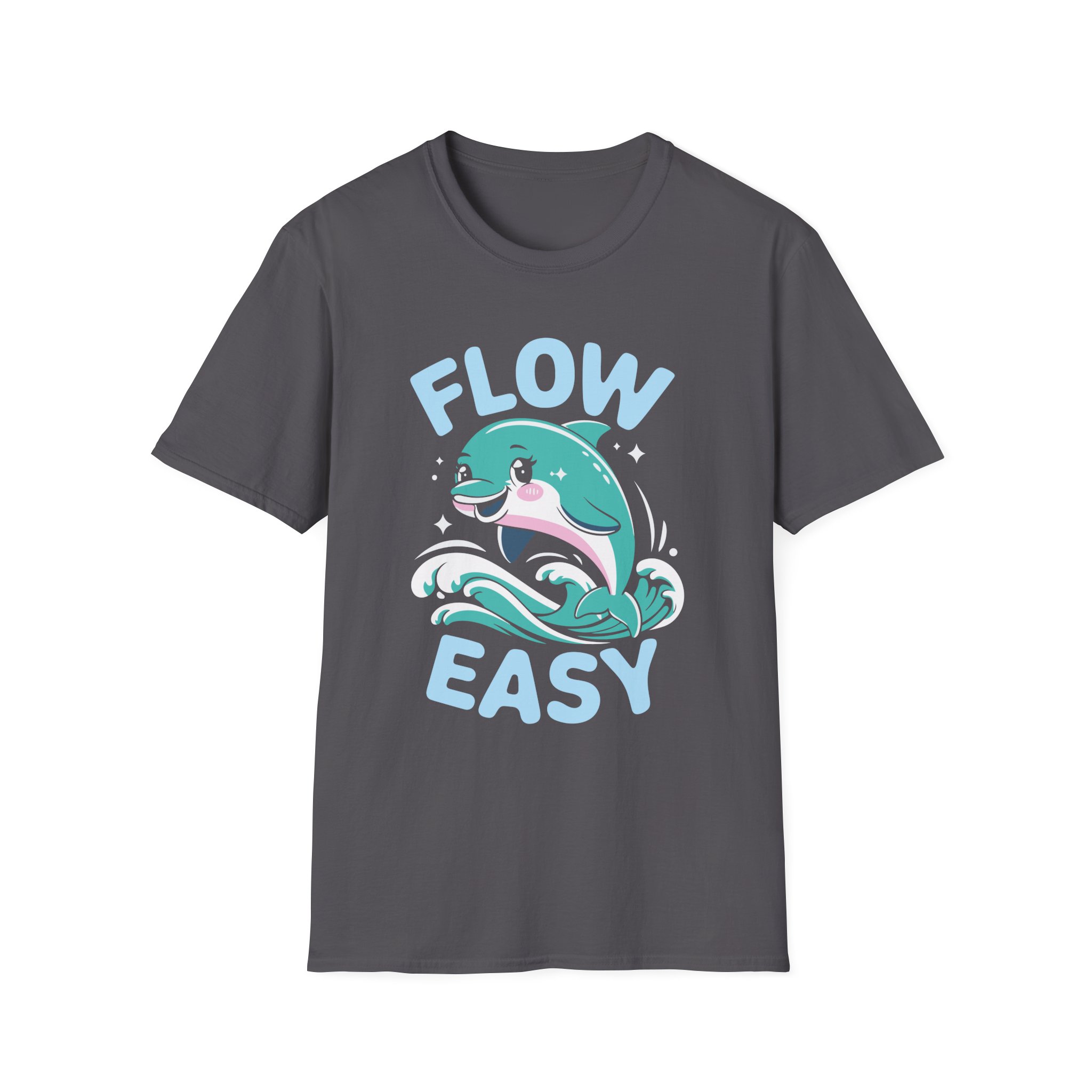 Charming Dolphin T-Shirt - Flow Easy, Fun Gift, Ocean Lover Apparel, Relaxed Fit, Summer Vibes, Casual Wear - Image 33