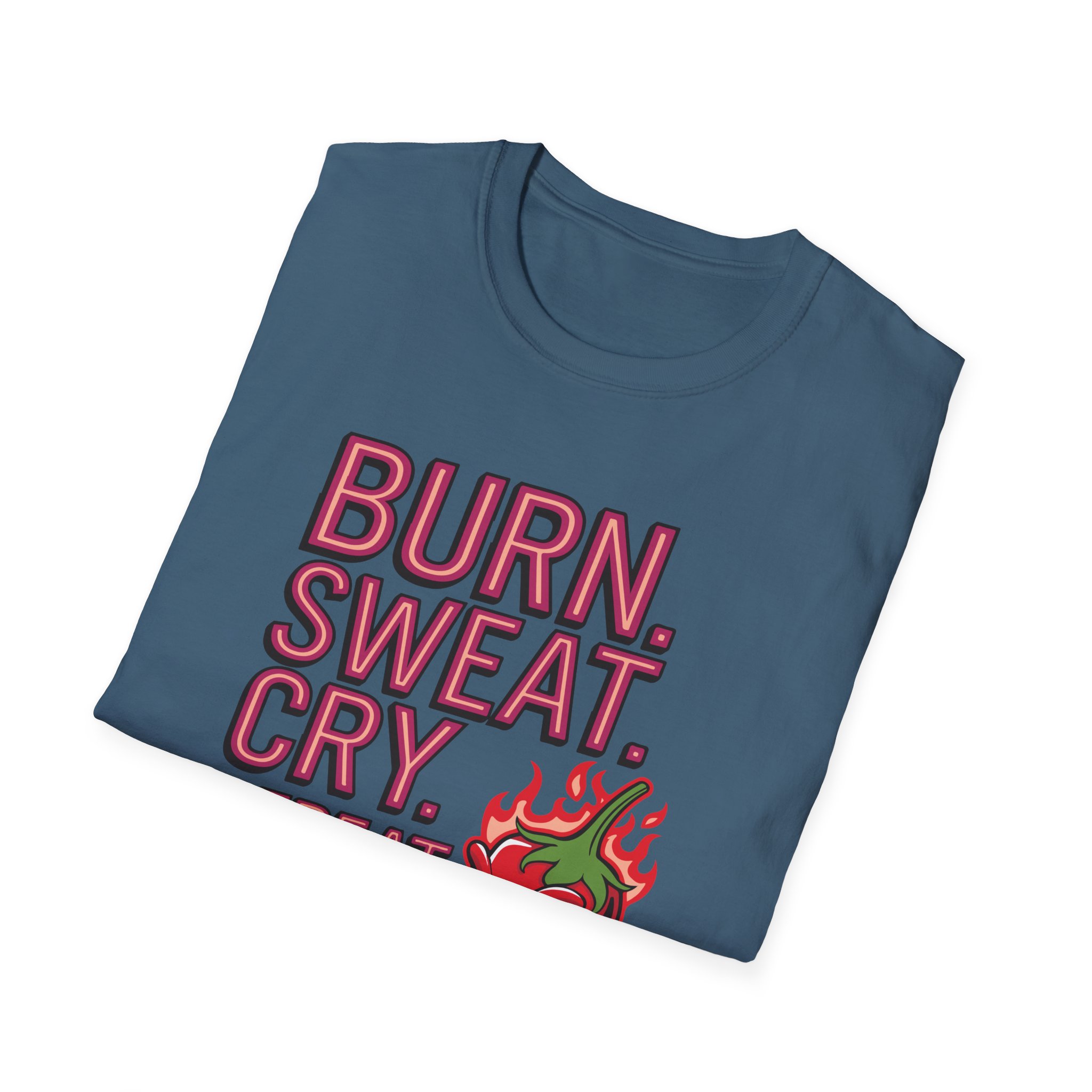 Funny Fitness T-Shirt - "BURN.SWEAT.CRY.REPEAT", Gym Wear, Workout Tee, Motivational Shirt, Activewear - Image 32