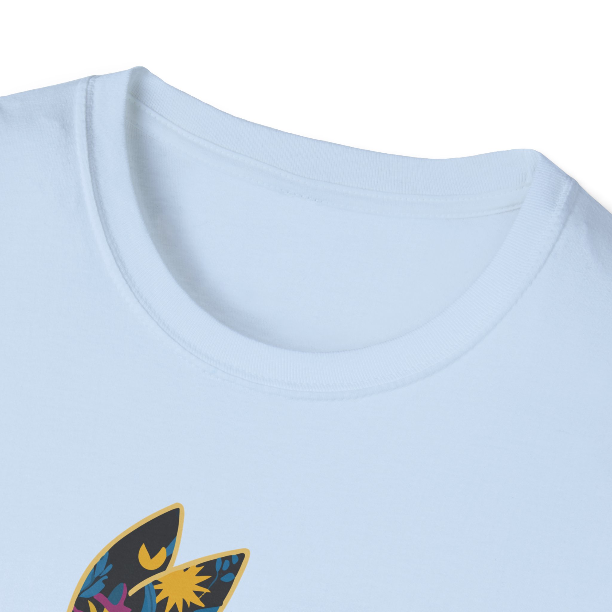 Floral Rabbit Unisex T-Shirt | Cute Animal Tee, Boho Style Shirt, Spring Fashion, Easter Gift, Nature Lover Apparel - Image 31