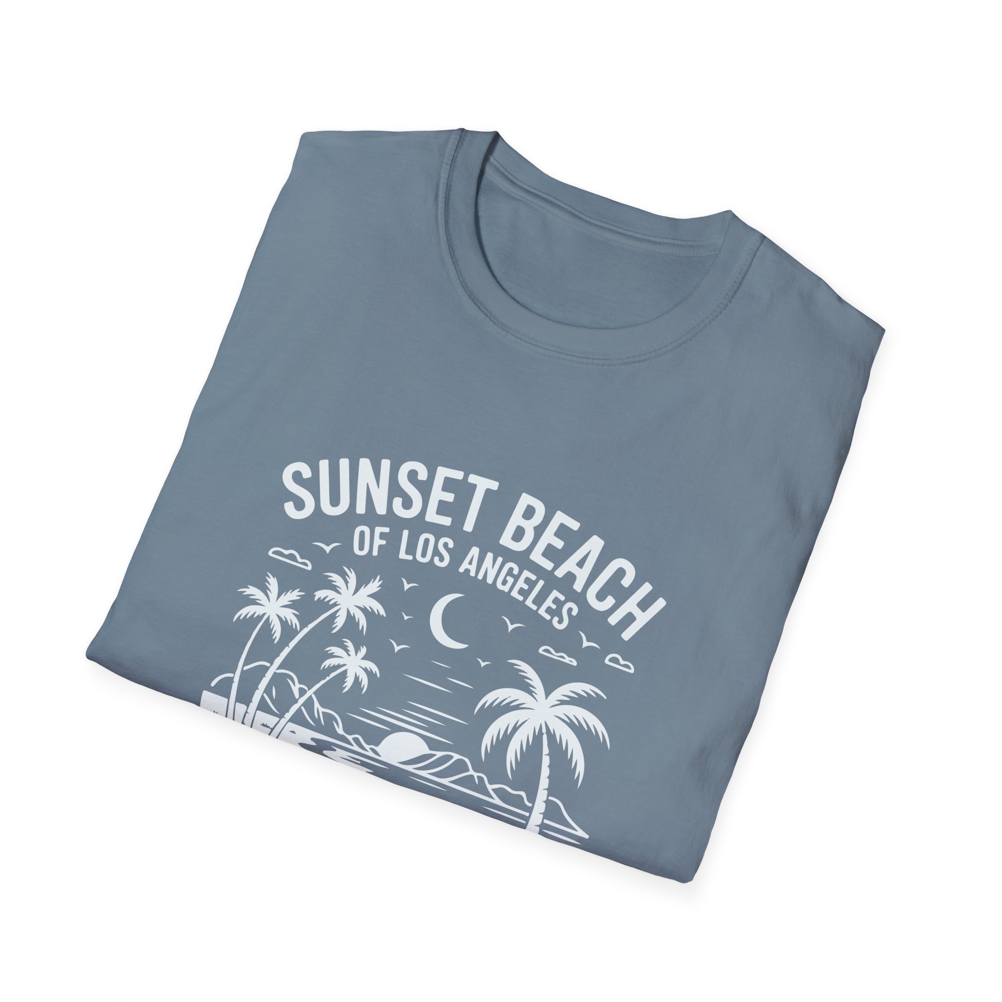 Sunset Beach Unisex T-Shirt | Softstyle Tee for Beach Lovers, Summer Vibes, Casual Wear, Vacation Apparel, Gift Idea - Image 24