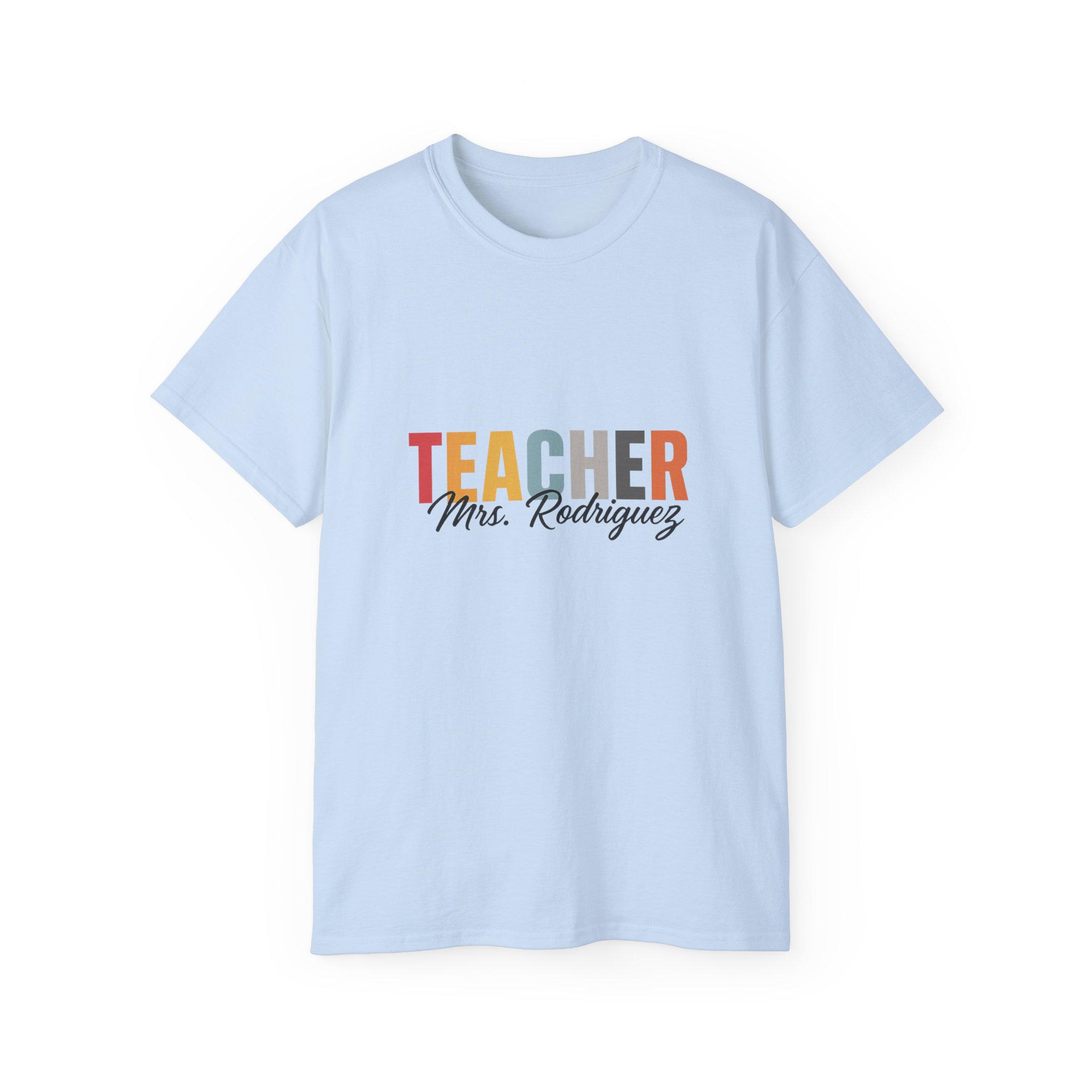 Personalized Teacher Tee for Educators, Great Gift for Teachers, Unisex Cotton Shirt, Back to School Apparel, Teacher's Day - Image 53