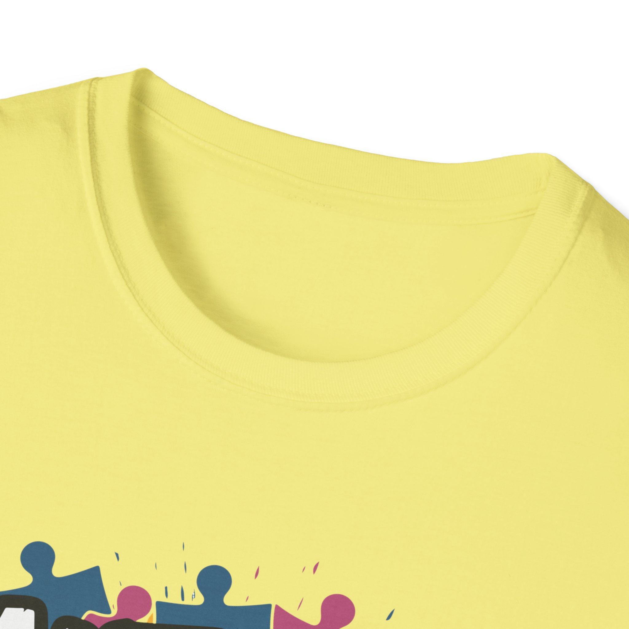 Autism Awareness Softstyle T-Shirt, Unisex Puzzle Piece Tee, Funny Autism Shirt, Gift for Autism Support, Inclusion T-Shirt - Image 23