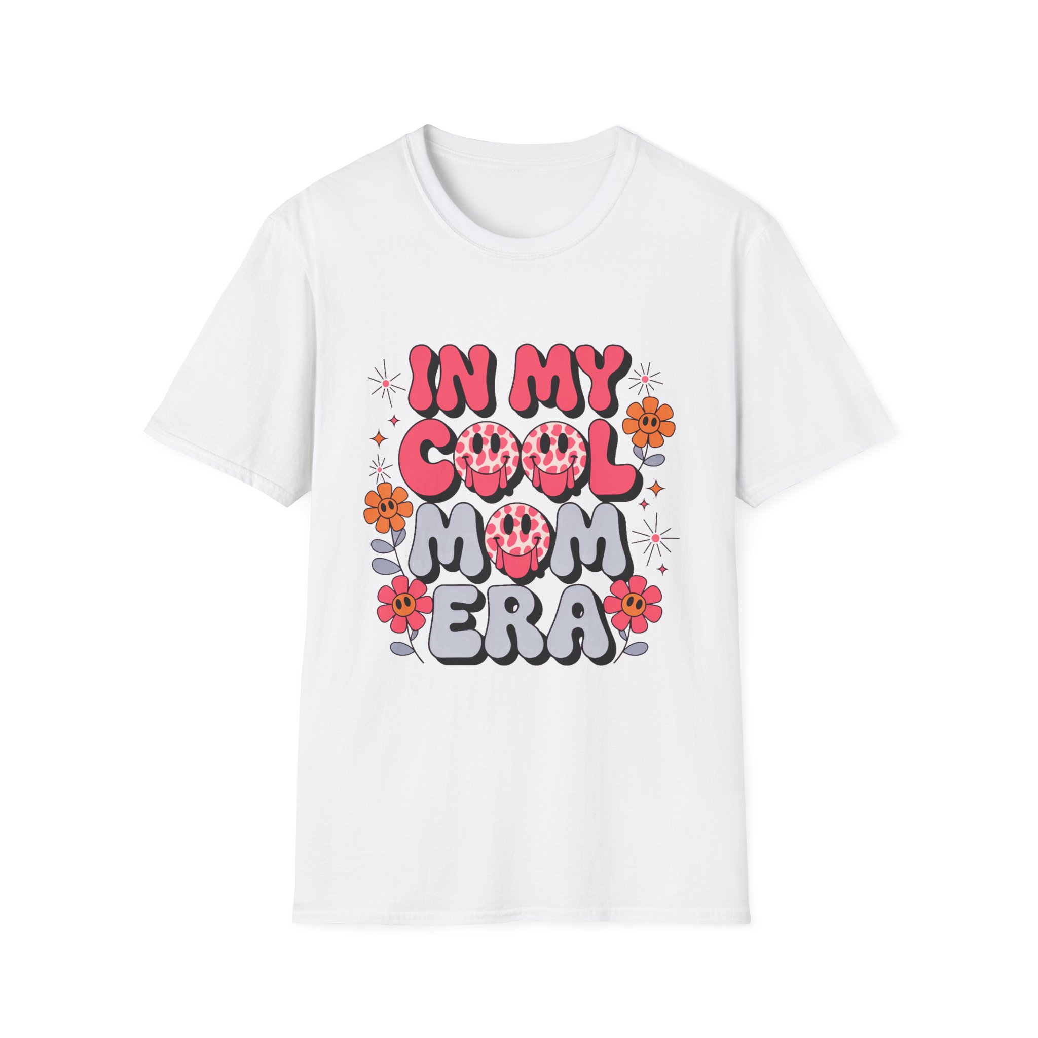 Trendy Unisex T-Shirt - 'In My Cool Mom Era', Gift for Moms, Mother's Day, Casual Wear, Fun Floral Tee