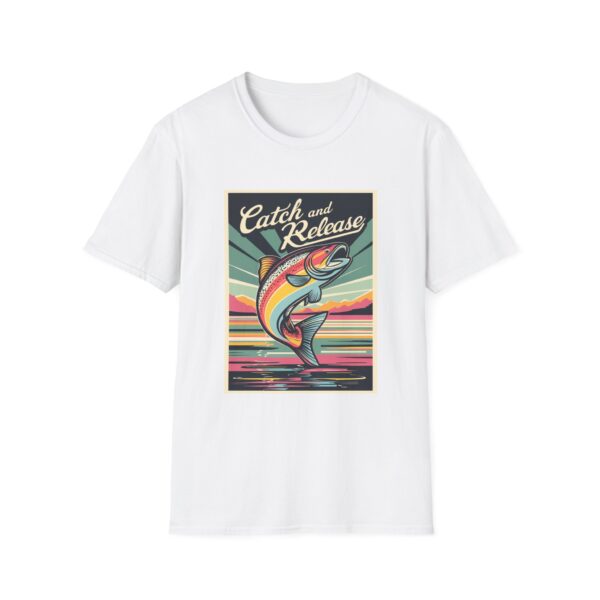 Catch and Release Fishing T-Shirt | Unisex Softstyle Tee | Perfect for Anglers, Gifts for Fishermen, Outdoor