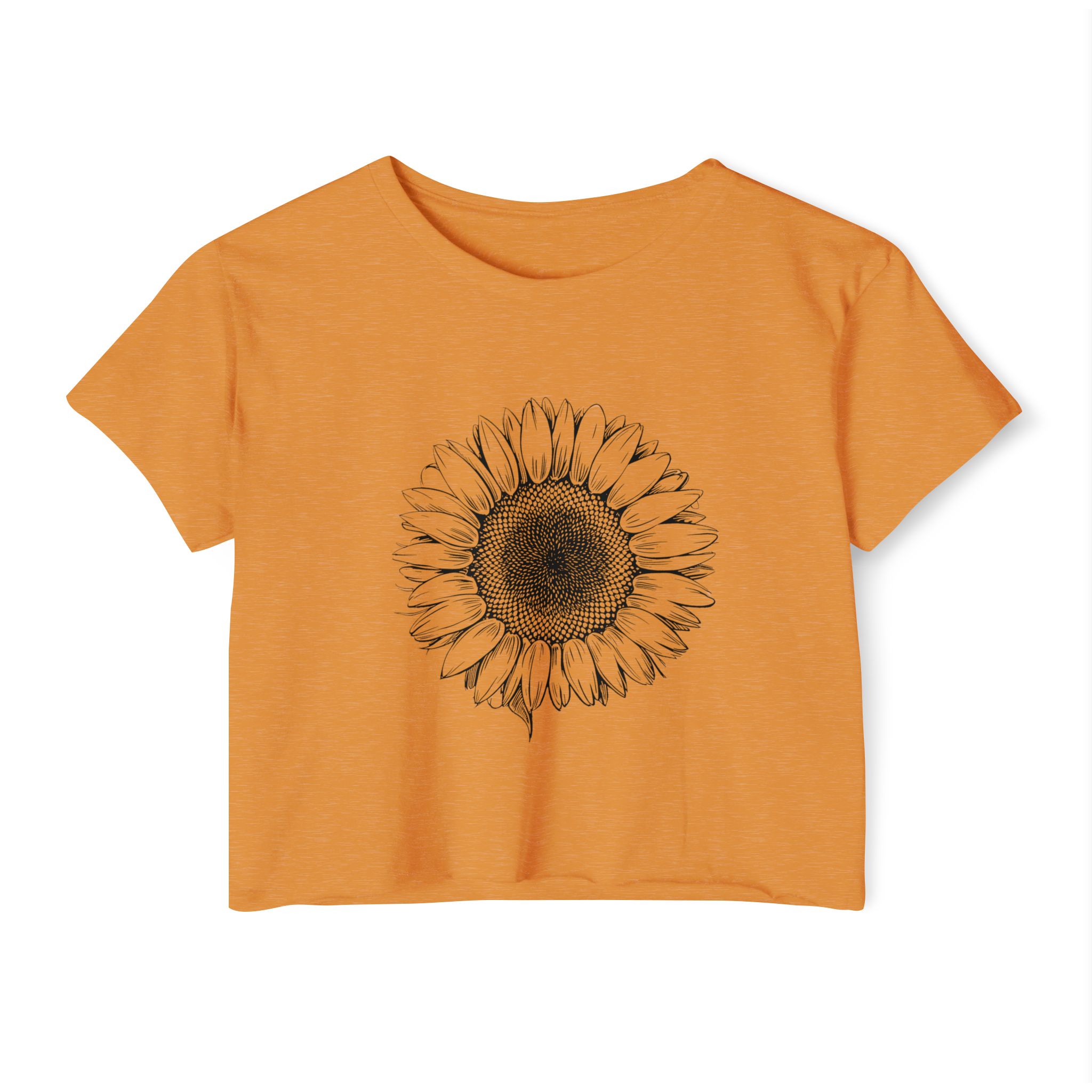 Sunflower Women's Festival Crop Top | Boho Chic Tee for Summer Events, Music Festivals, Beach Days, Casual Wear - Image 9