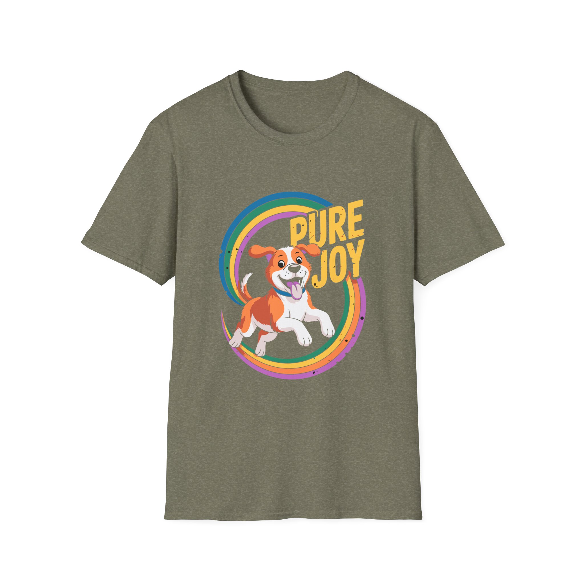 Pure Joy Dog T-Shirt, Unisex Pet Lover Shirt, Birthday Gift for Dog Owners, Casual Wear, Joyful Pet Apparel - Image 5