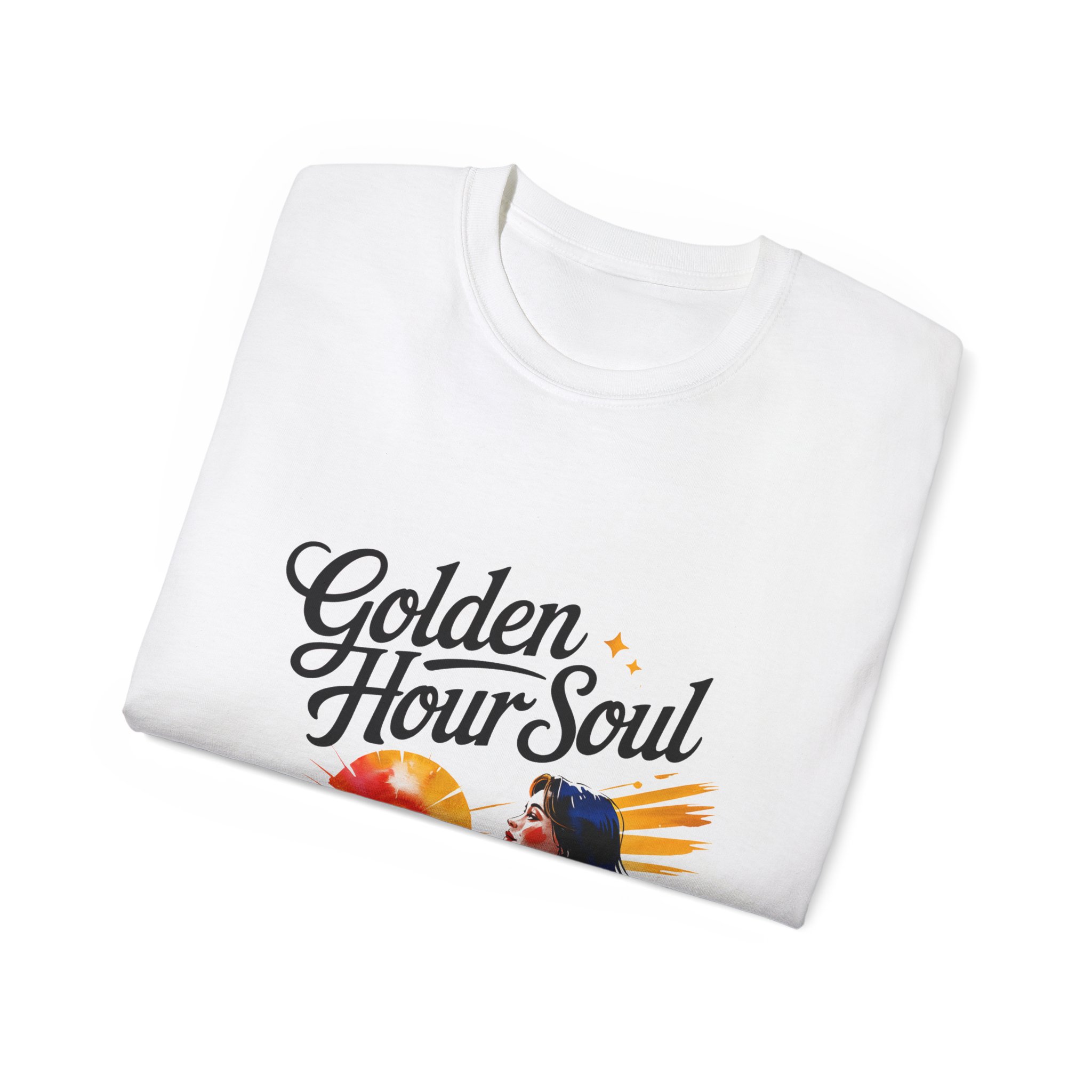 Golden Hour Soul Tee - Unisex Cotton T-Shirt, Comfortable Casual Wear, Perfect for Nature Lovers, Gift for Friends, Summer - Image 4