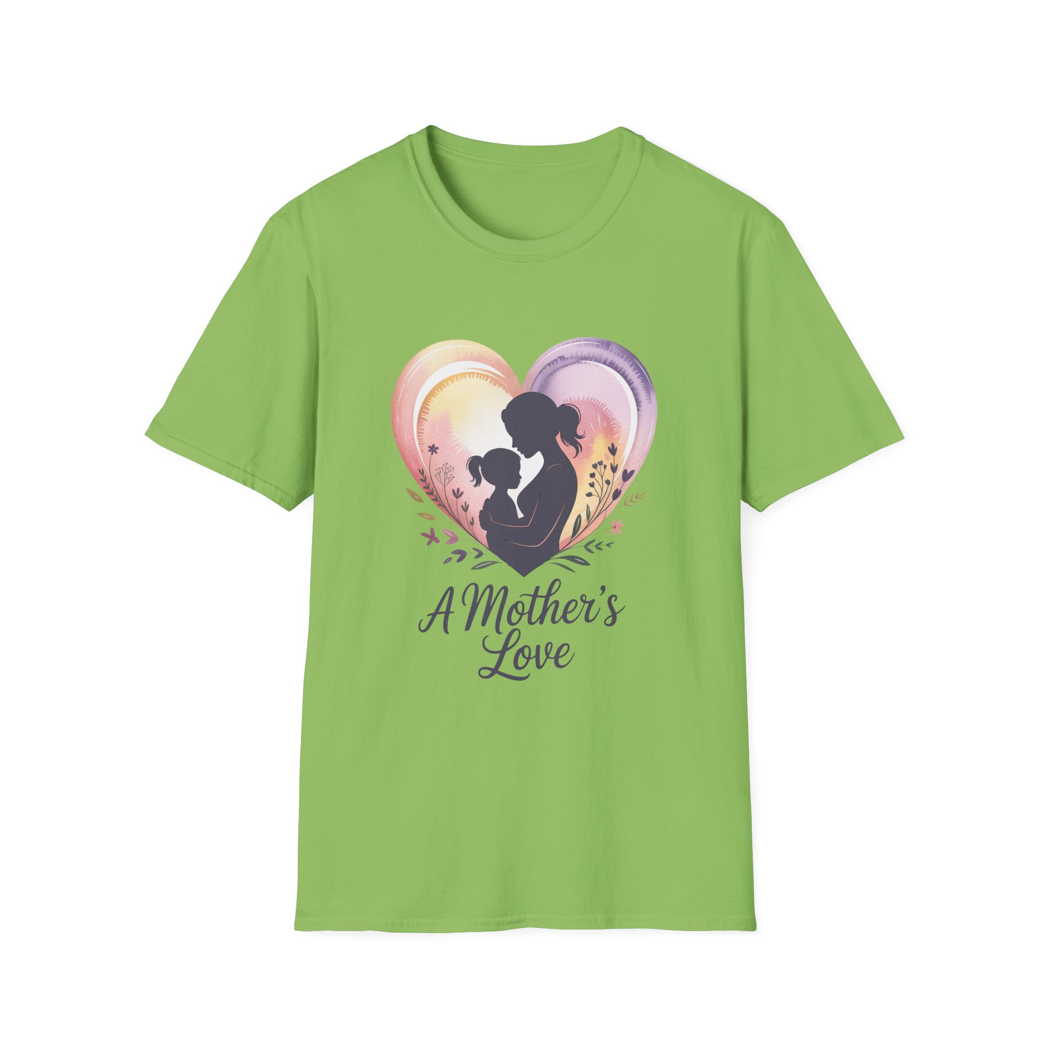 Mother's Love T-Shirt, Unisex Tee, Gift for Mom, Heart Design, Mother's Day Gift, Family Love Shirt - Image 25