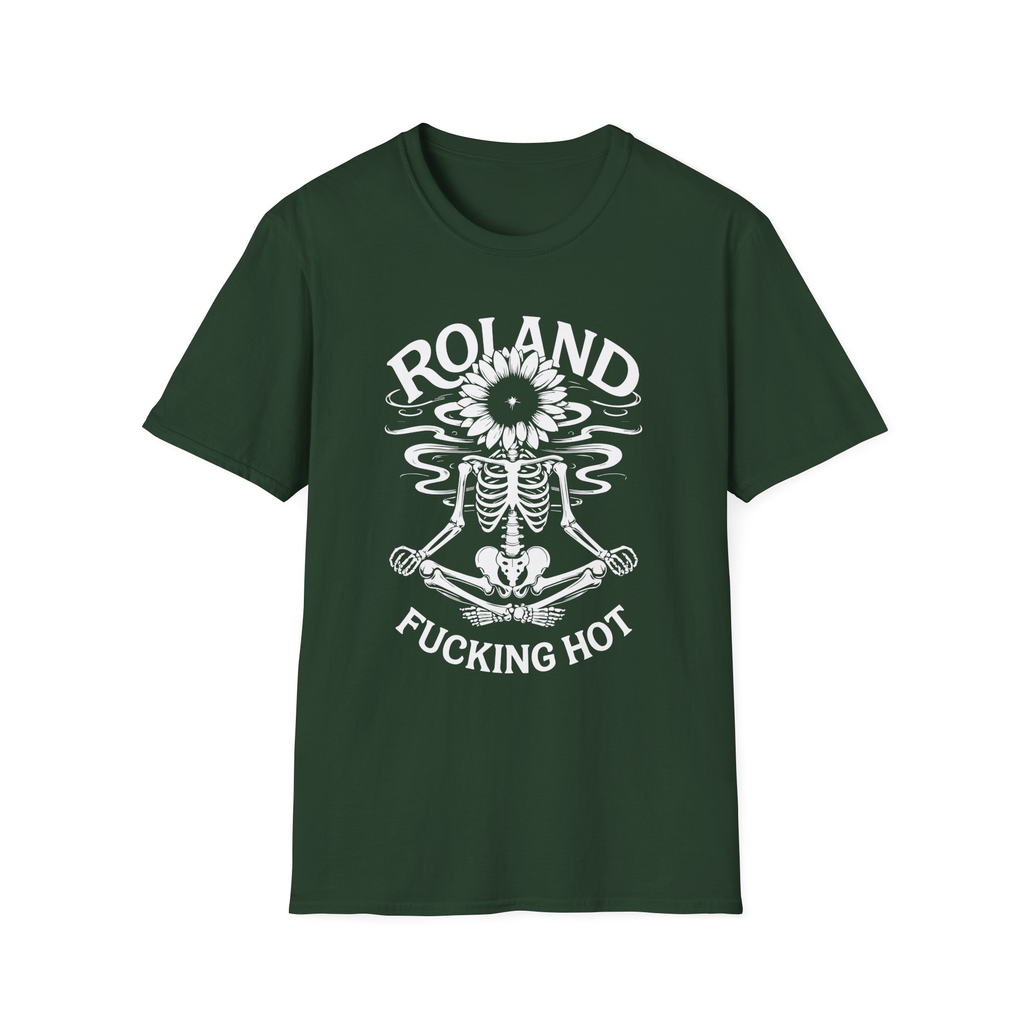 Roland Skeleton T-Shirt, Fun Summer Tee, Gift for Friends, Casual Outfit, Festival Wear, Halloween Apparel - Image 25