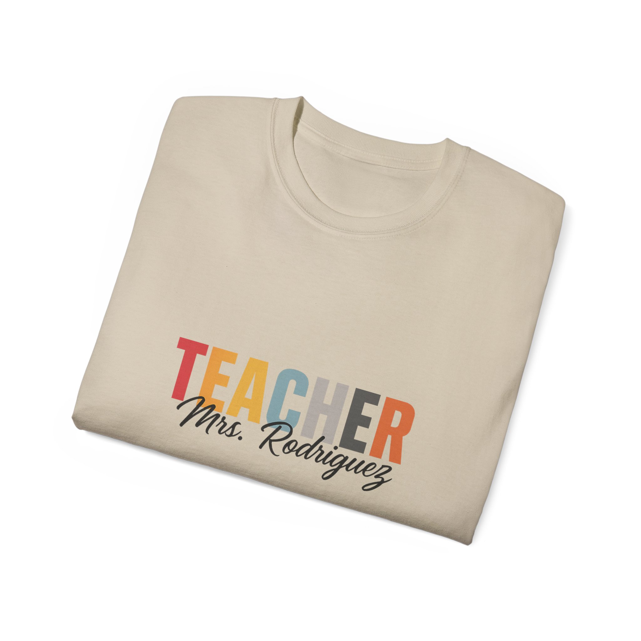 Personalized Teacher Tee for Educators, Great Gift for Teachers, Unisex Cotton Shirt, Back to School Apparel, Teacher's Day - Image 12