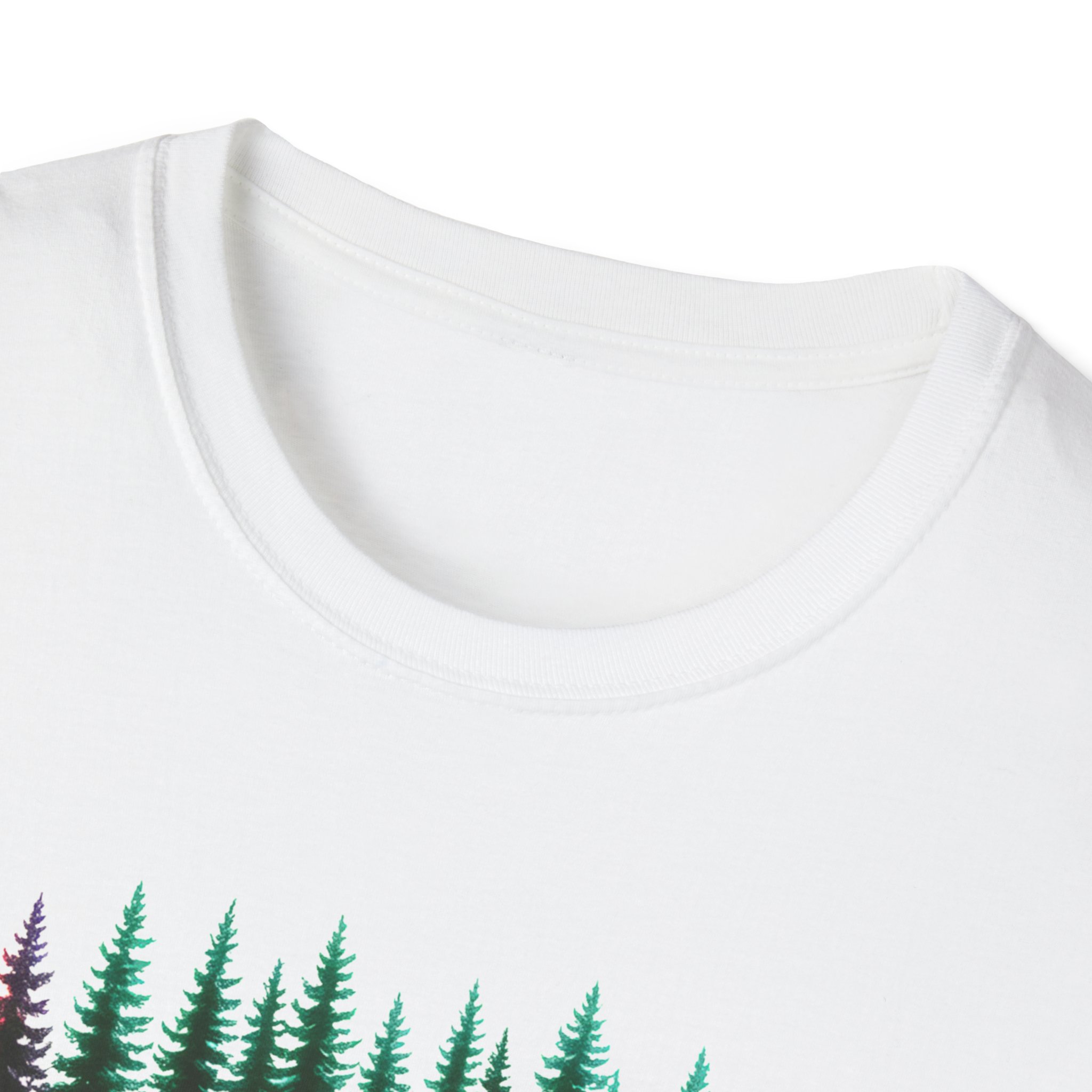 Skull Nature Graphic Tee - Unisex Softstyle T-Shirt, Bohemian Shirt, Outdoor Wear, Gift for Nature Lovers, Festival Fashion - Image 8