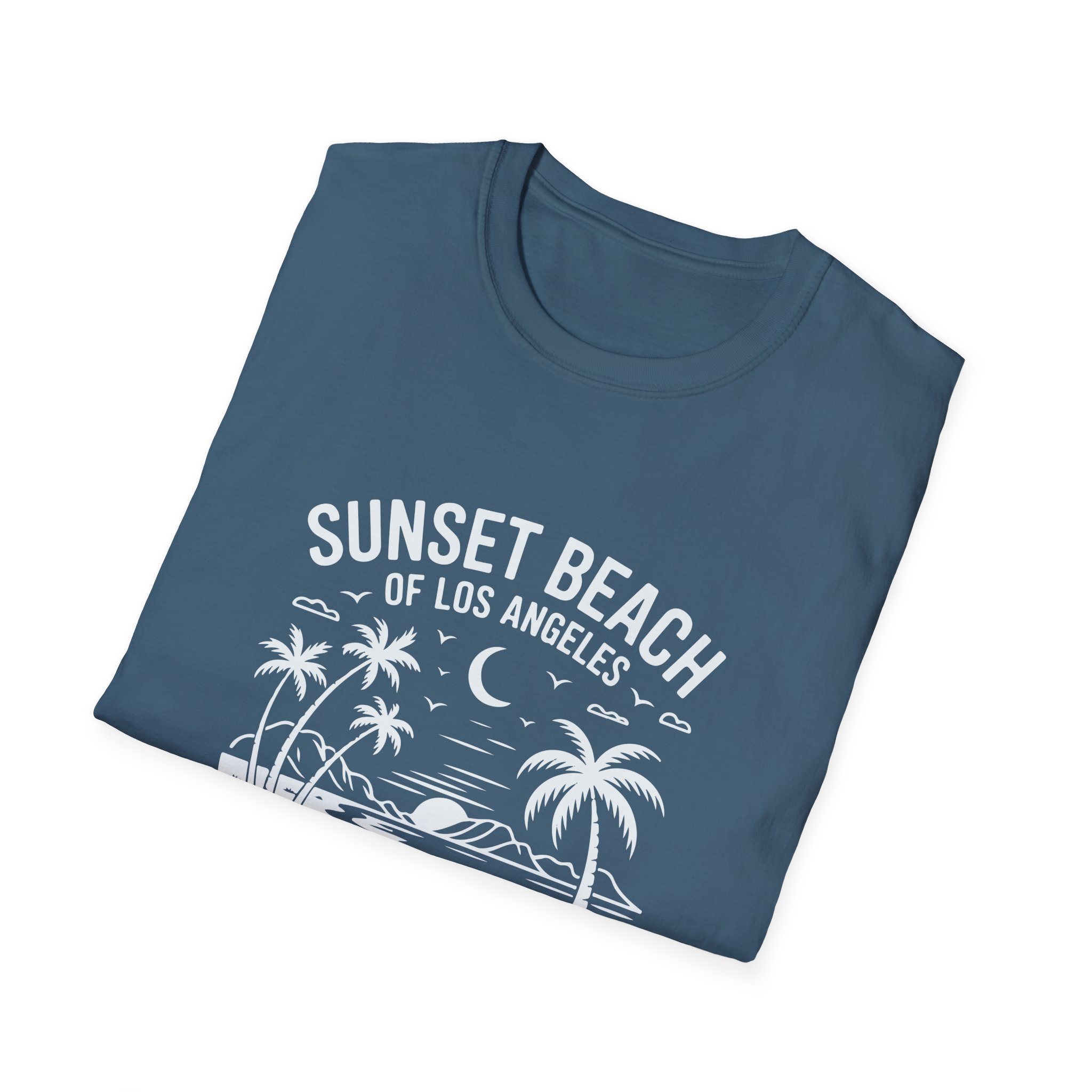 Sunset Beach Unisex T-Shirt | Softstyle Tee for Beach Lovers, Summer Vibes, Casual Wear, Vacation Apparel, Gift Idea - Image 28