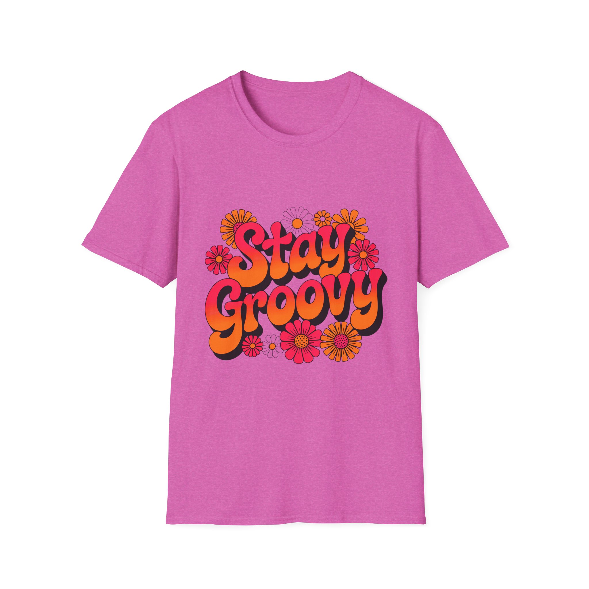 Stay Groovy T-Shirt | Retro Floral Tee | Fun Gift for Friends | Perfect for Summer, Festivals, and Everyday Wear - Image 56