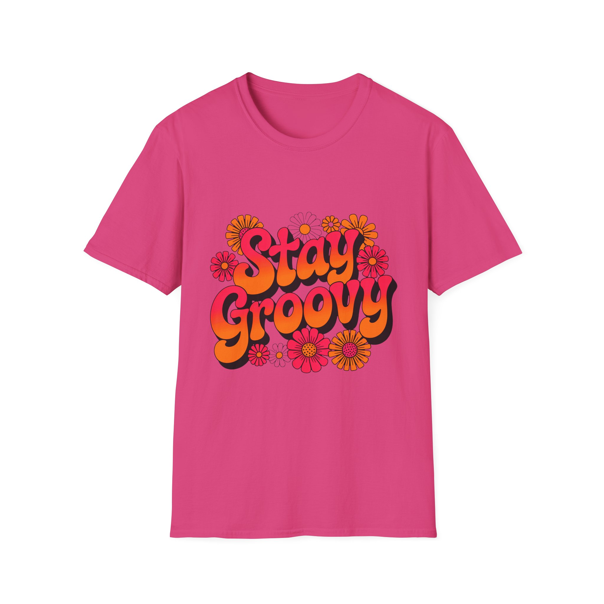 Stay Groovy T-Shirt | Retro Floral Tee | Fun Gift for Friends | Perfect for Summer, Festivals, and Everyday Wear - Image 66