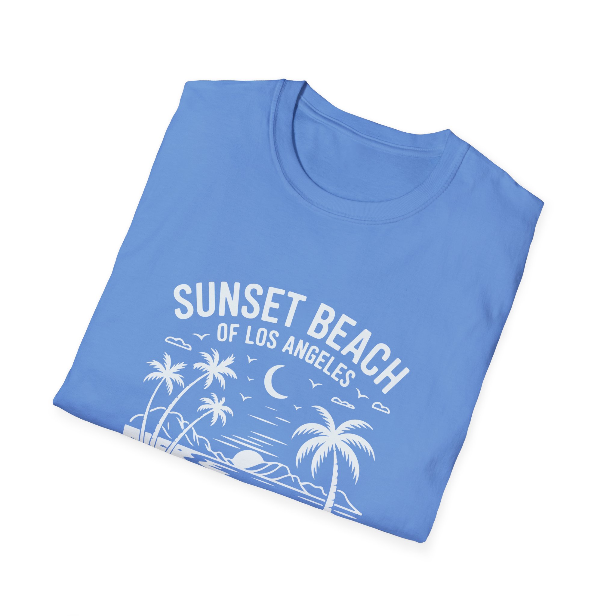 Sunset Beach Unisex T-Shirt | Softstyle Tee for Beach Lovers, Summer Vibes, Casual Wear, Vacation Apparel, Gift Idea - Image 20